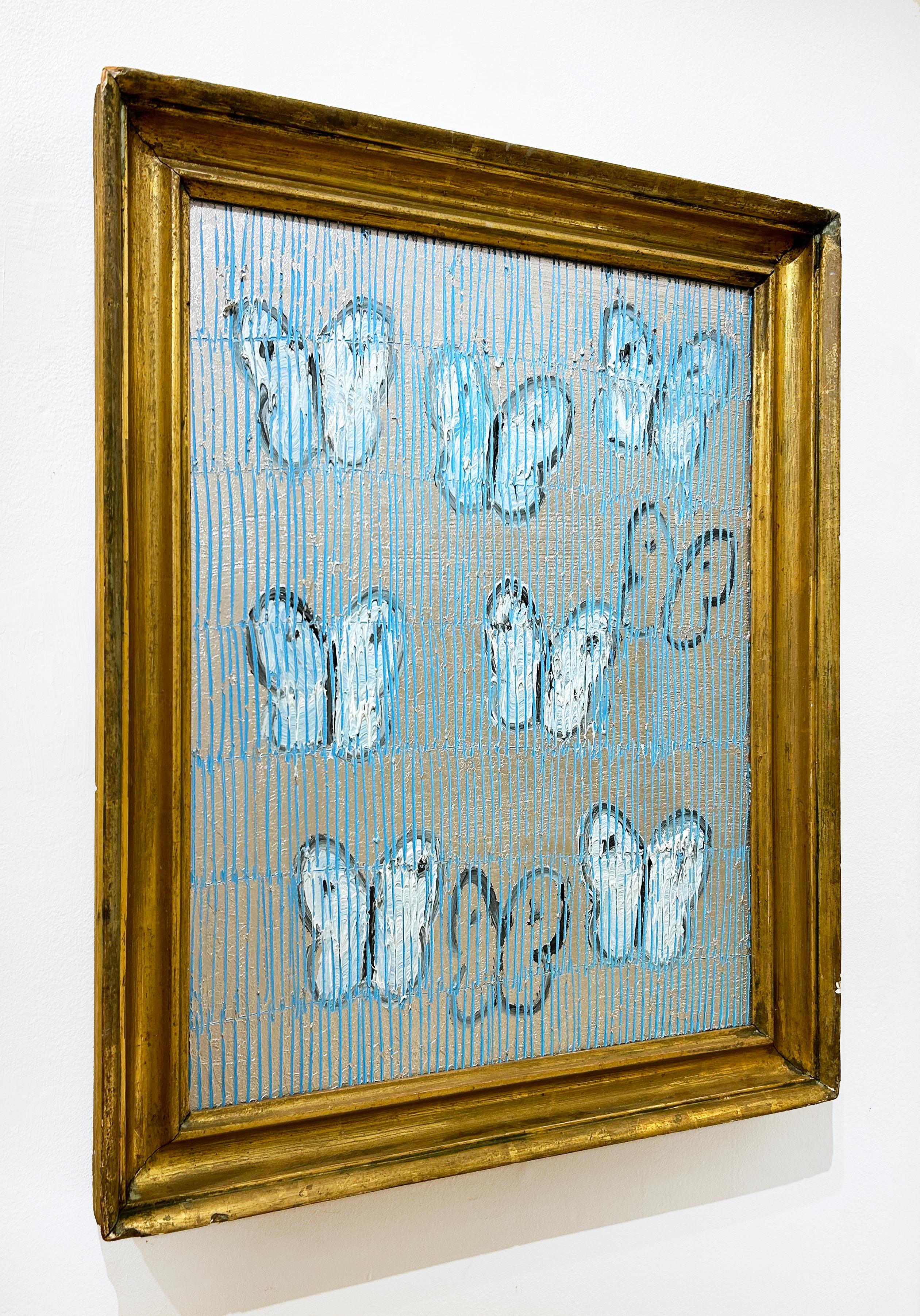 A. Silver Ascension Majesty - Animal Painting Argento di Hunt Slonem