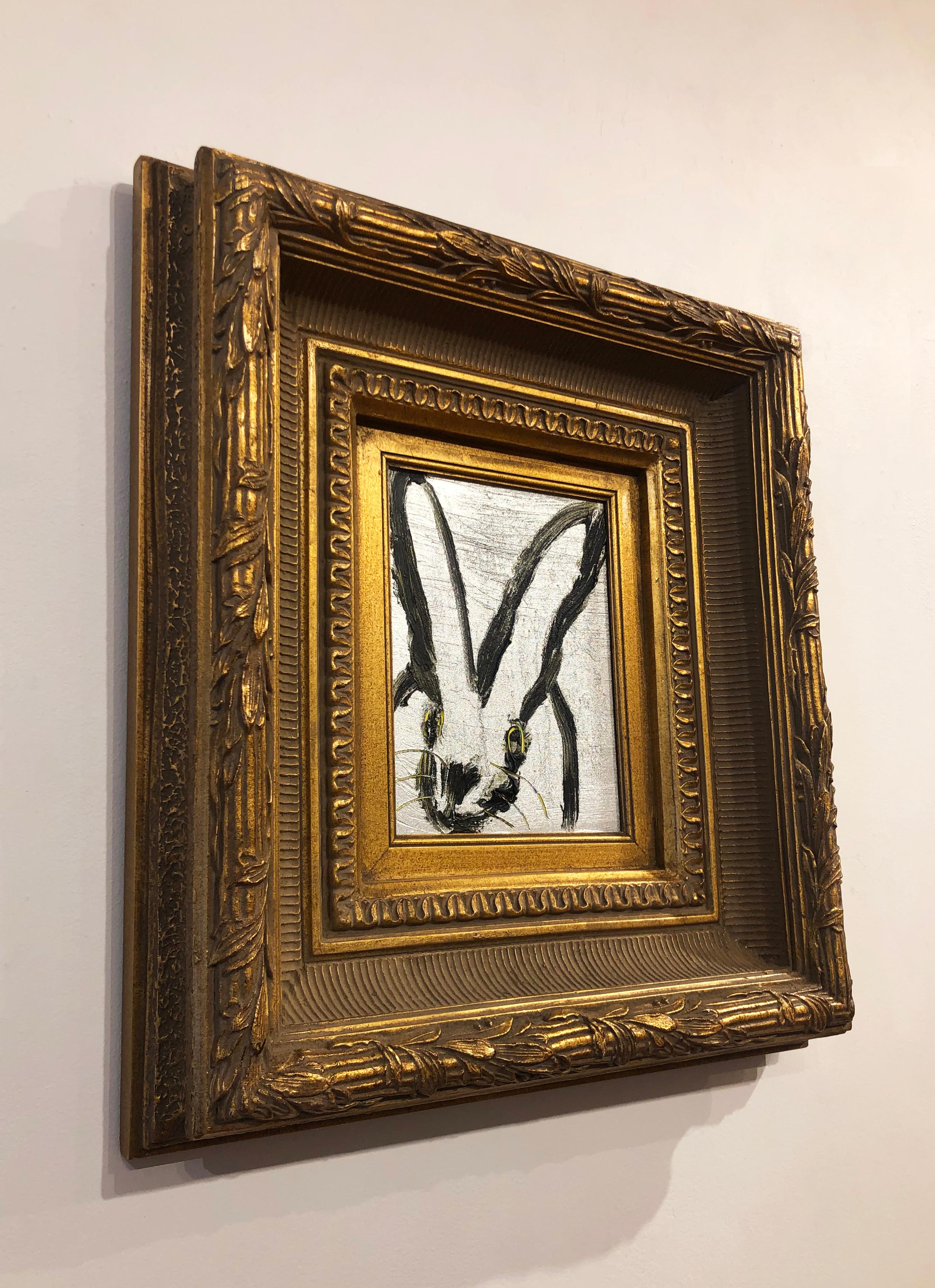Artist:  Slonem, Hunt
Title:  Silver Bunny
Series:  Bunnies
Date:  2019
Medium:  Oil on panel
Unframed Dimensions:  10