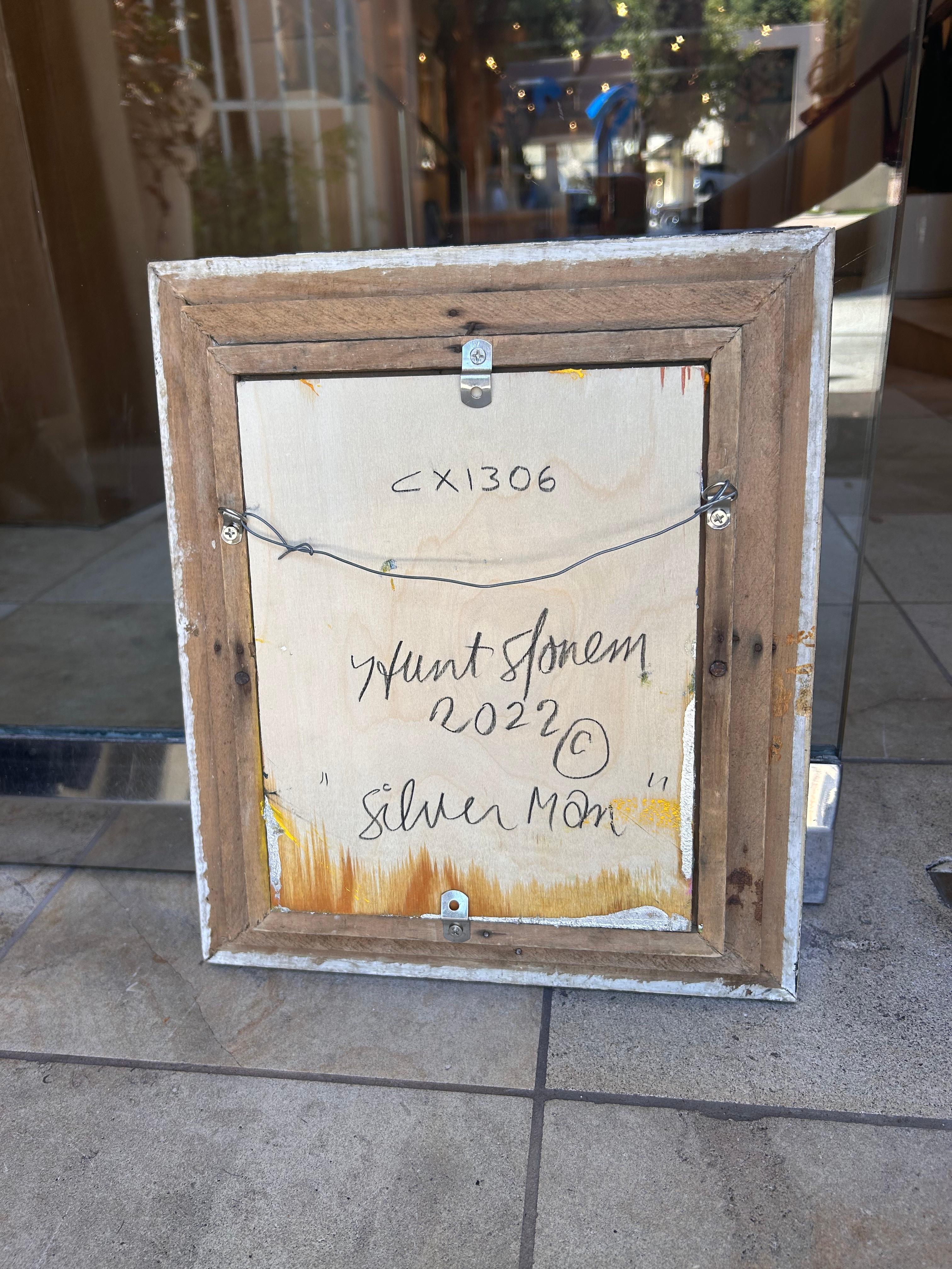 A Silver - Painting de Hunt Slonem