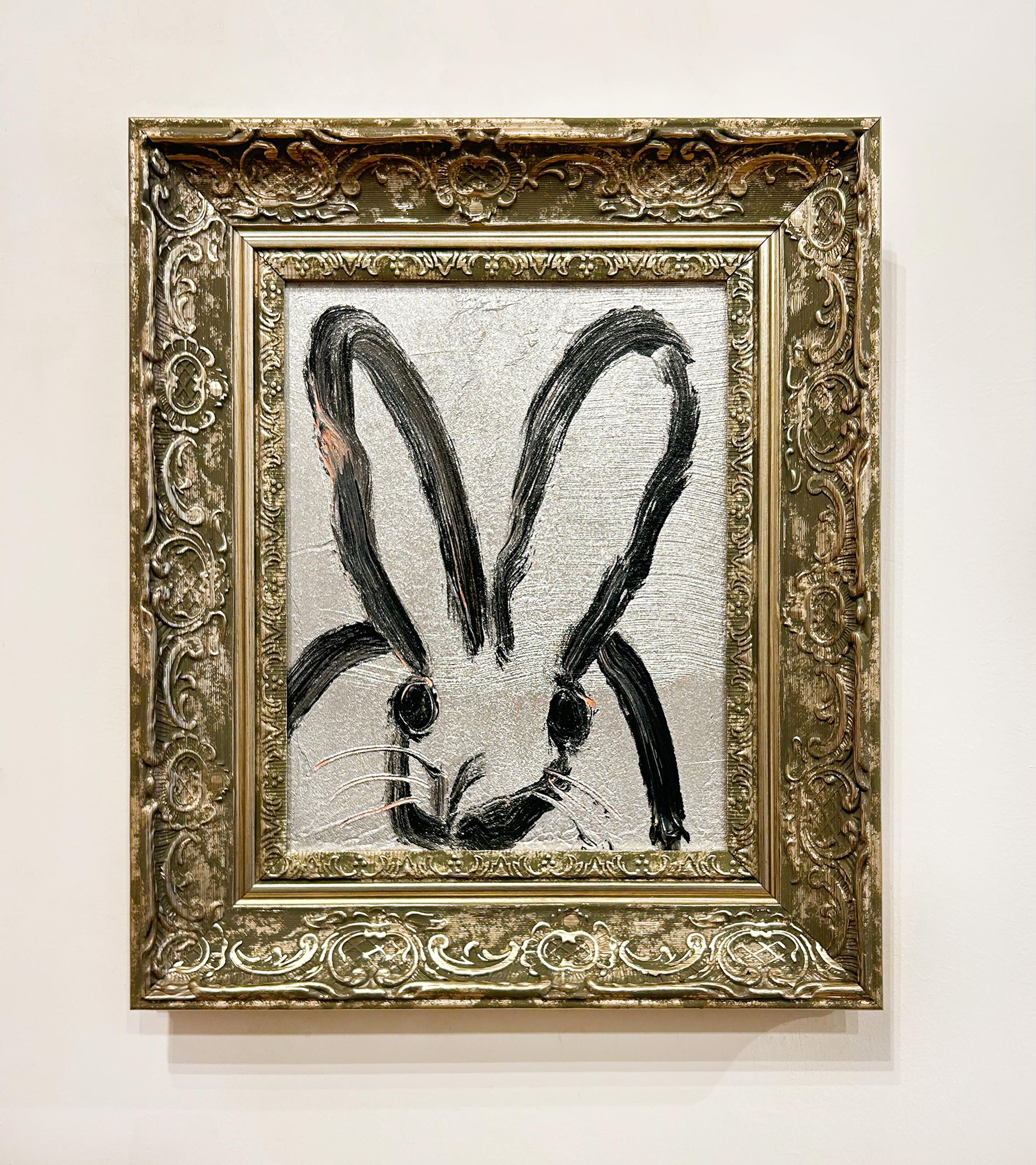 Hunt Slonem, Silver Part 2, Bunny For Sale 1