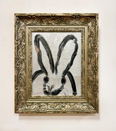 Hunt Slonem "Silver Part 2" Bunny
