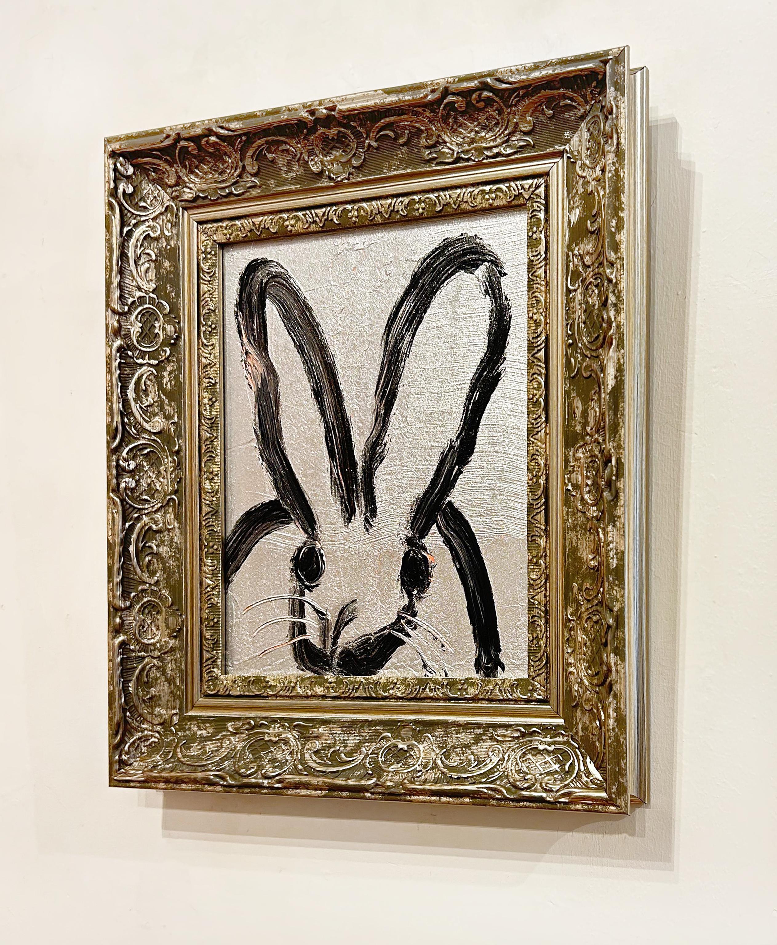 Hunt Slonem, Silver Part 2, Bunny For Sale 3