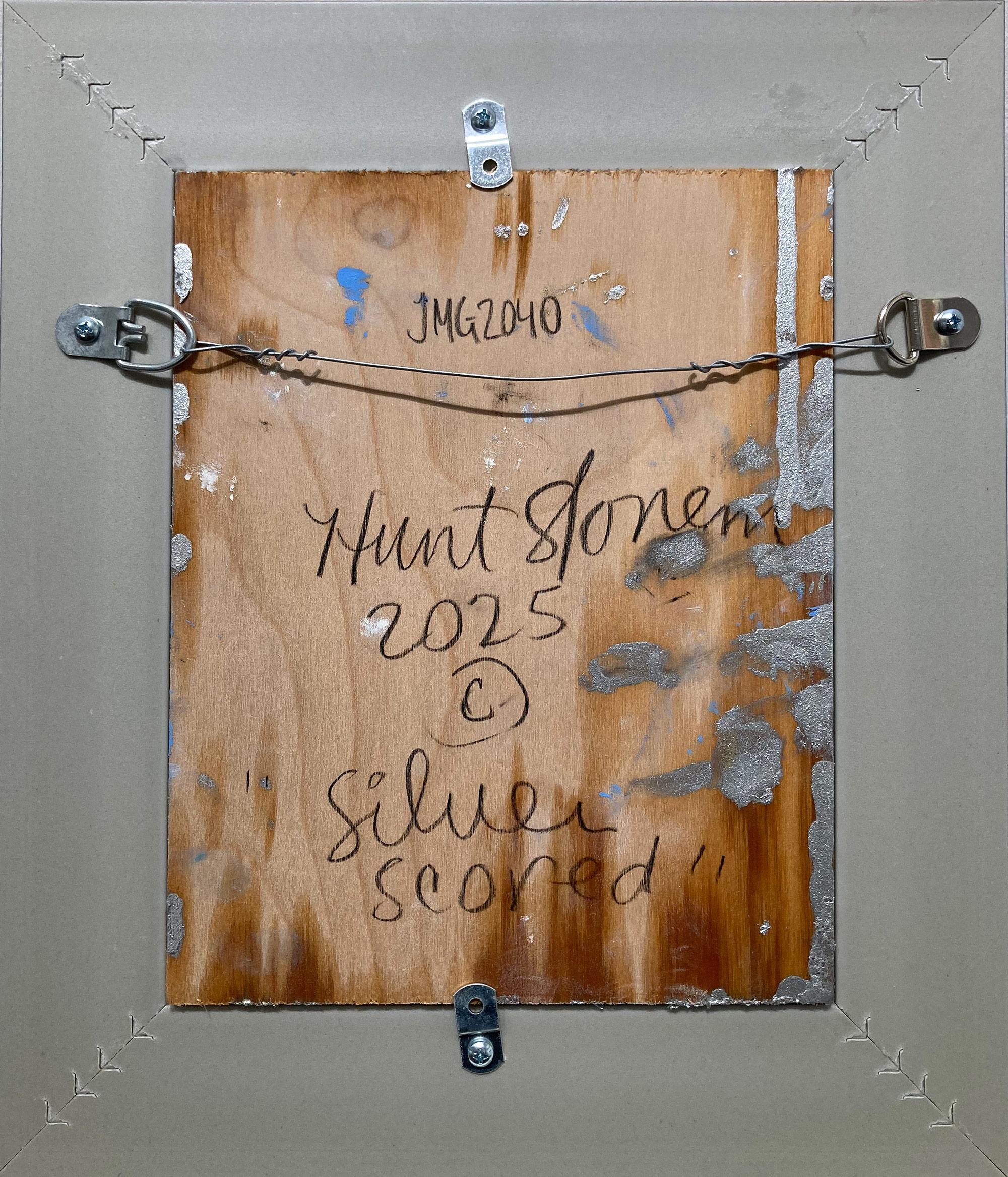 Peinture à l'huile encadrée 