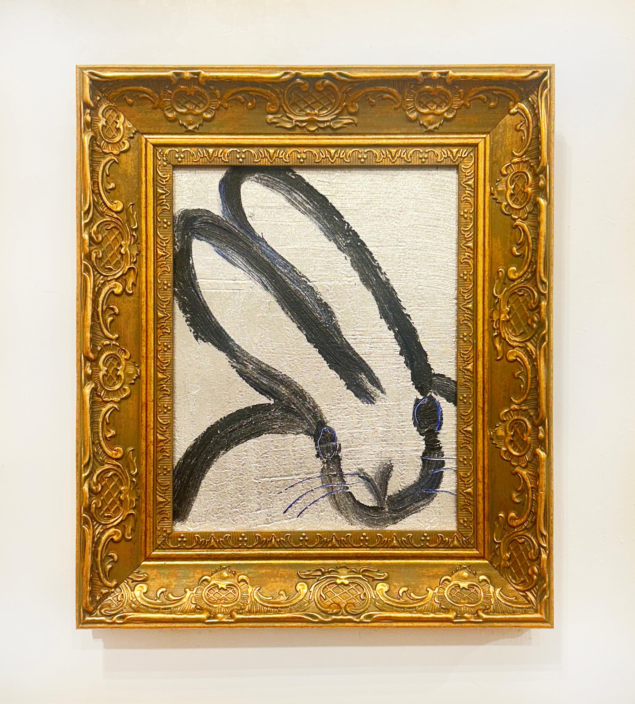 Hunt Slonem, Silver Slide, Bunny For Sale 1