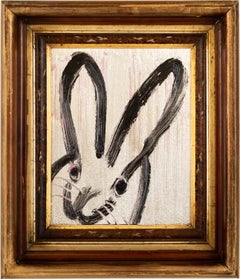 Silverado 2 "Bunny Painting" Original Oil Painting in Vintage Frame