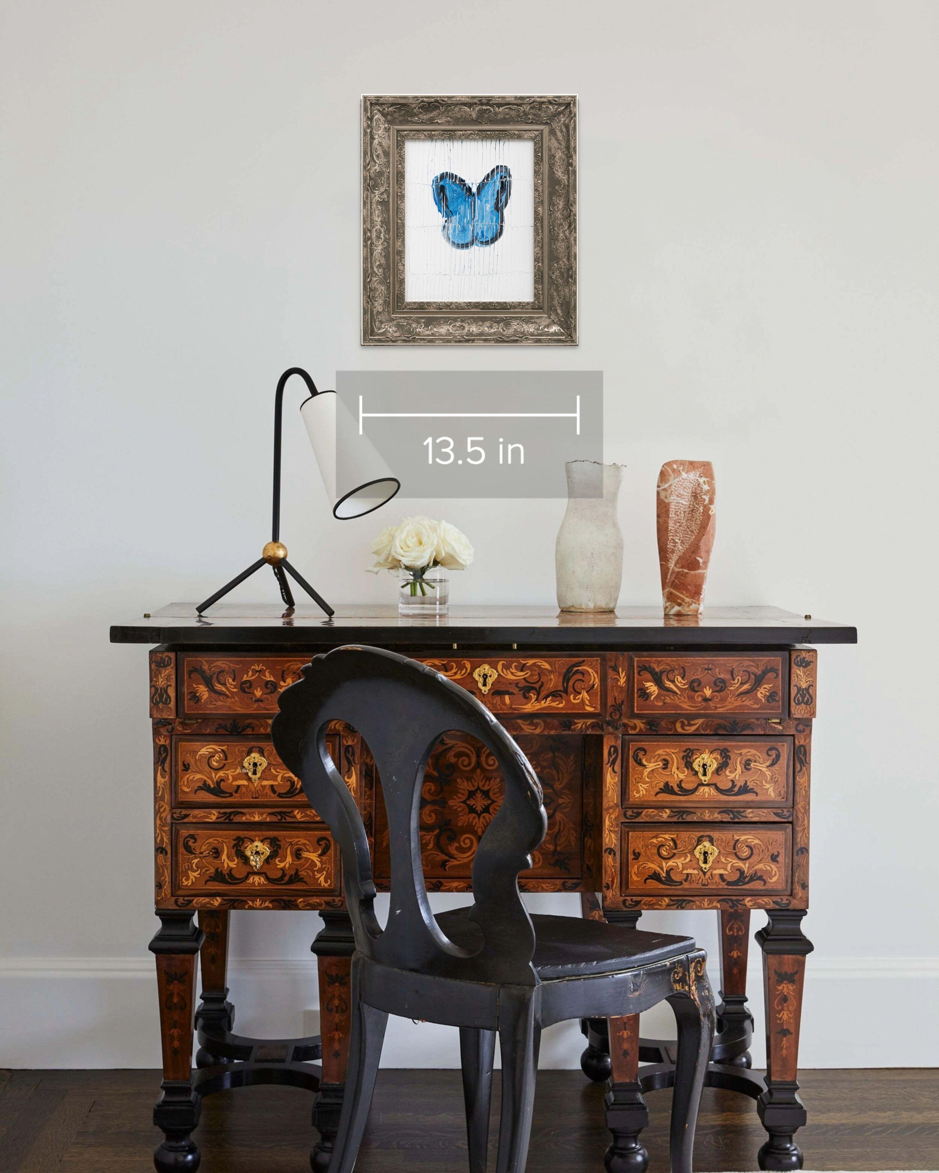 Single Morpho - Painting by Hunt Slonem