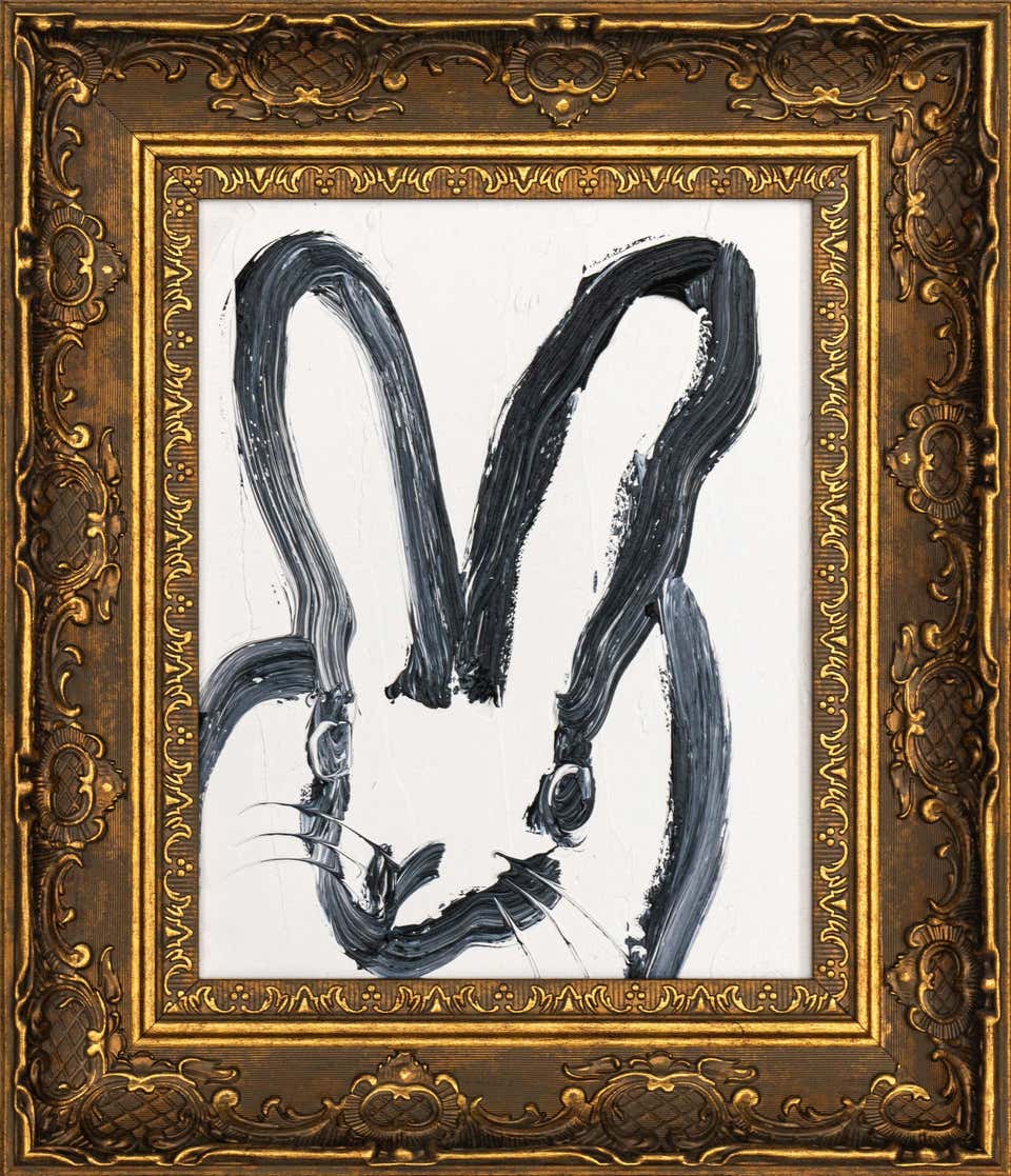 Hunt Slonem "Snow Show" Bunny