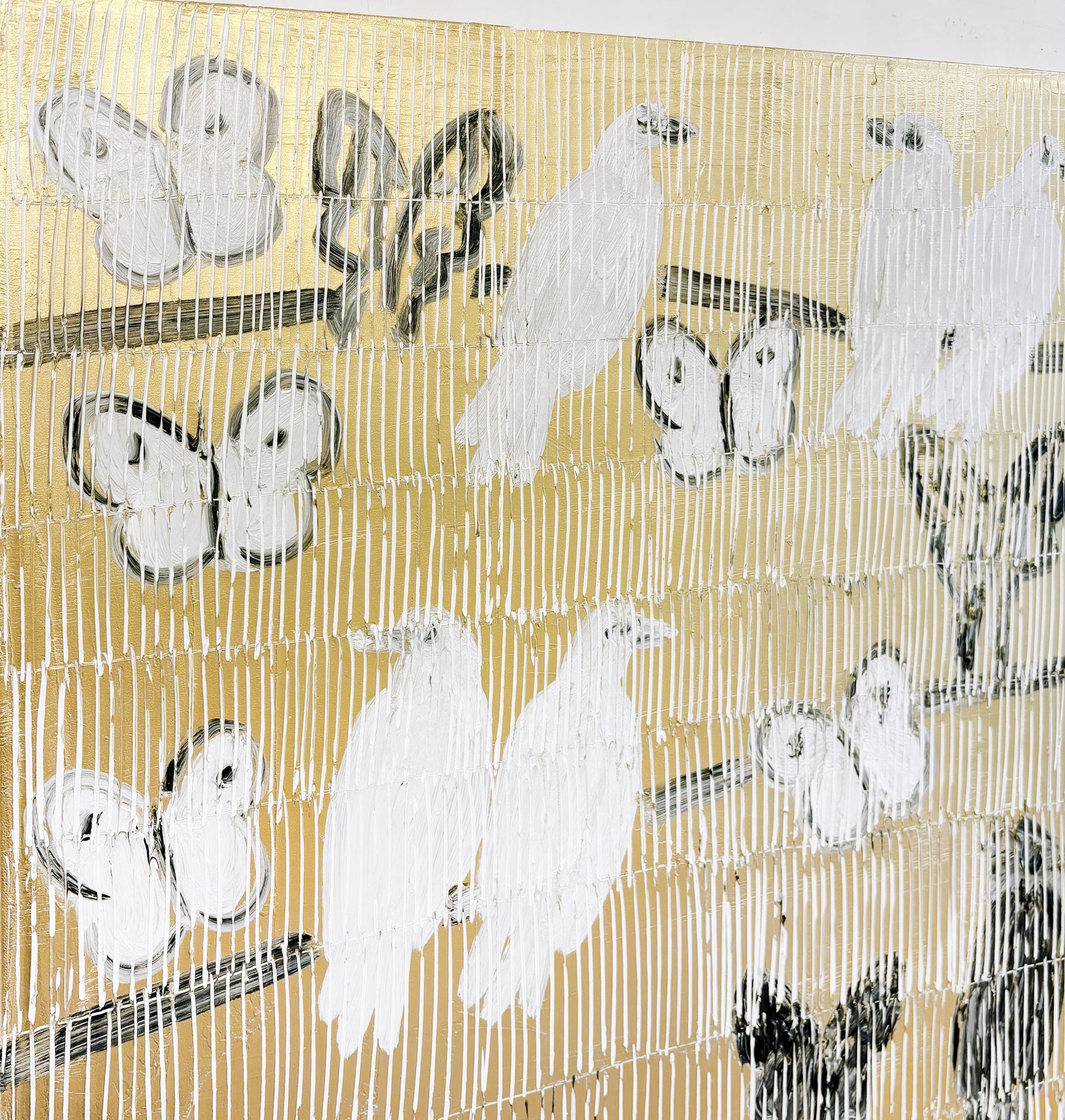 Gewürzbusch Whydah (Beige), Animal Painting, von Hunt Slonem