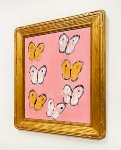 Hunt Slonem "Sulphurs & Cabbage Patch Butterflies" Butterflies