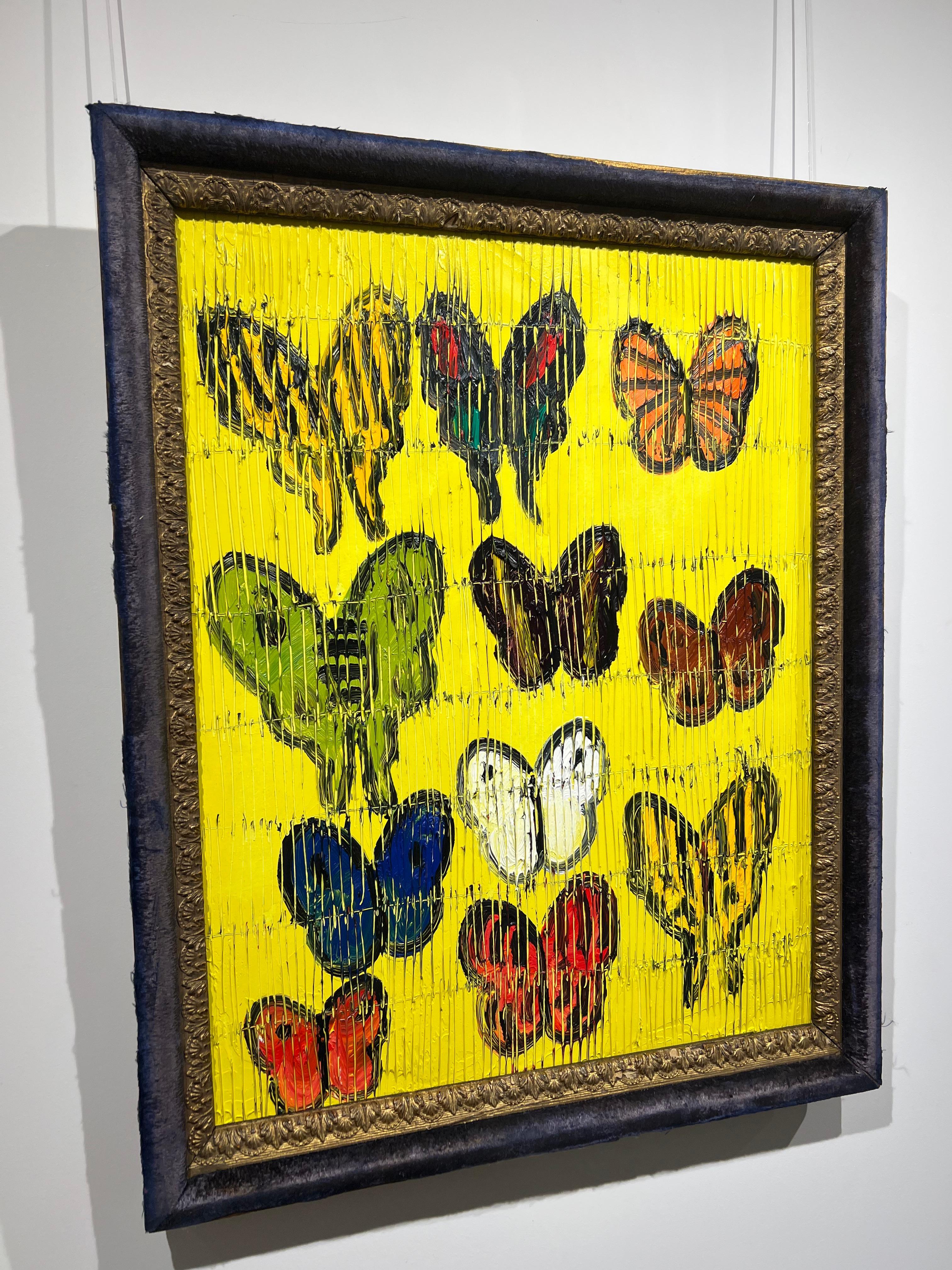 Summer Time - Brown Animal Painting by Hunt Slonem