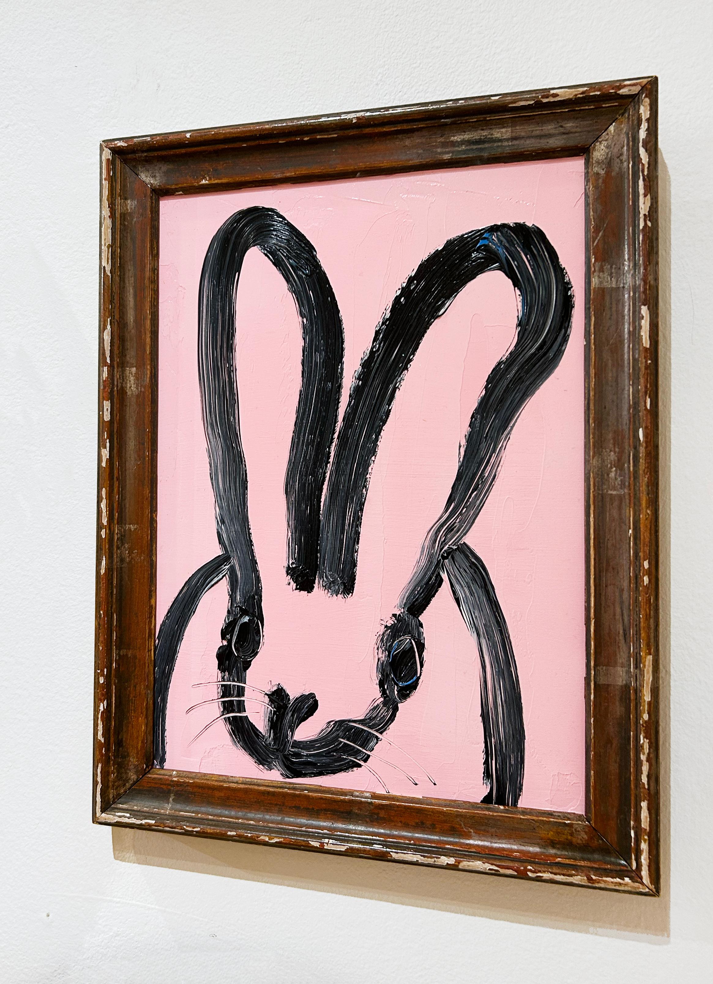Tama - Beige Animal Painting by Hunt Slonem