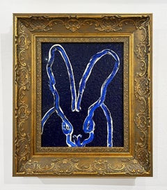 Hunt Slonem "Tanzania Blue" Bunny