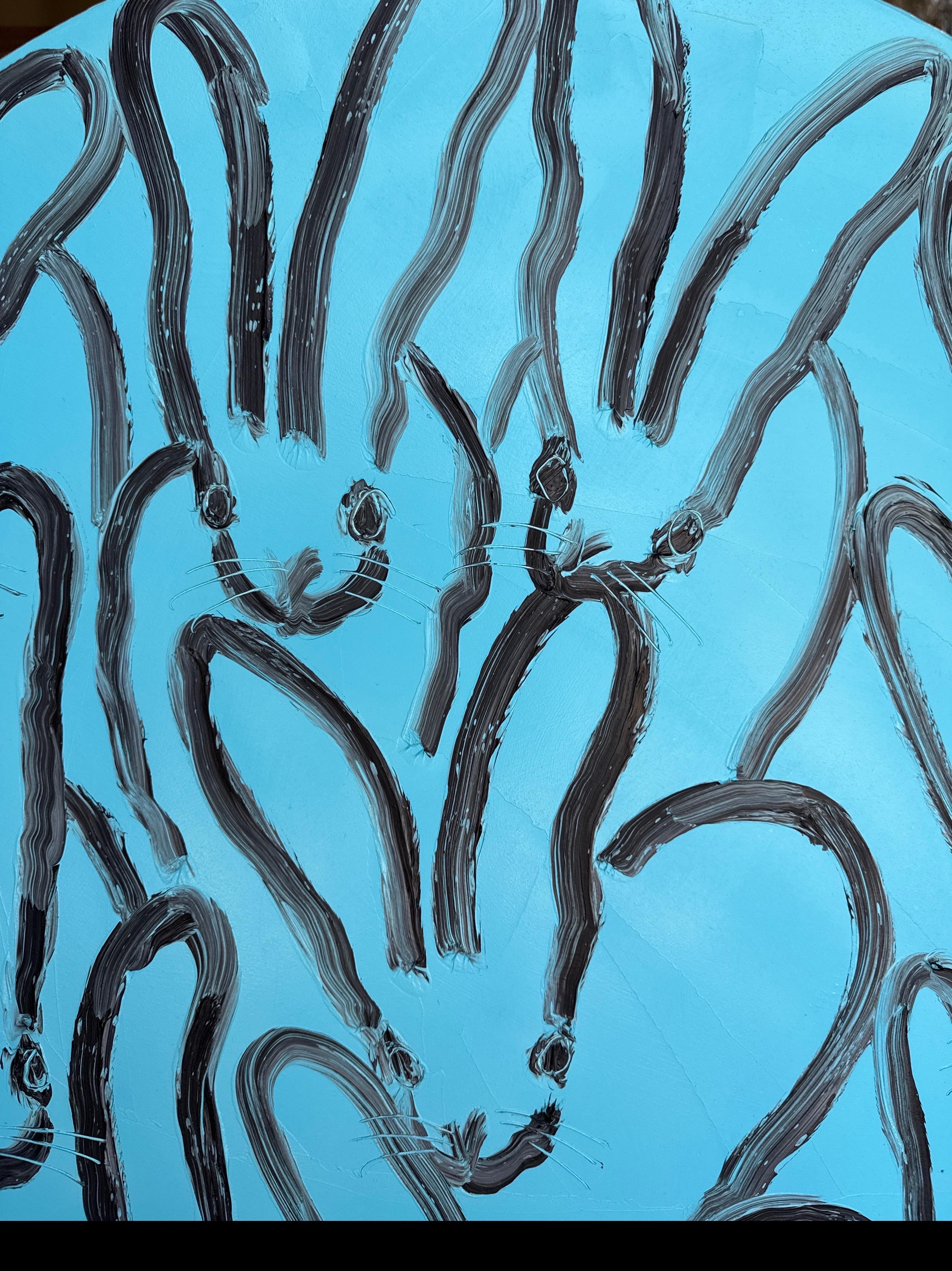Teal Tondo For Sale 1