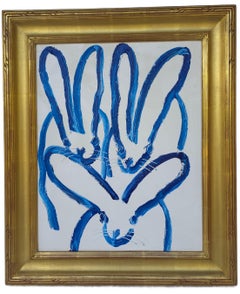 Tre coniglietti blu