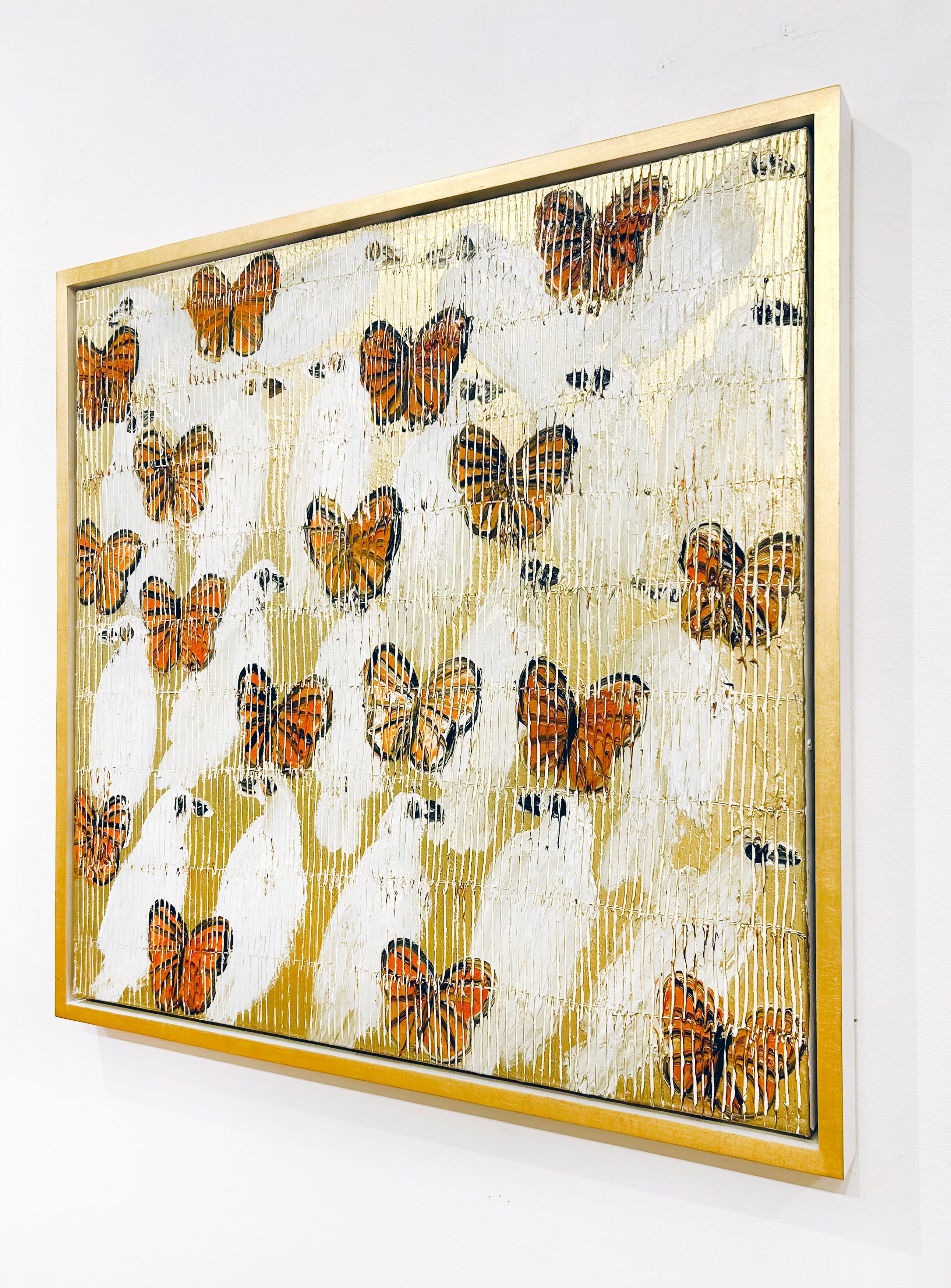 Today’s Peace Plan - Beige Animal Painting by Hunt Slonem