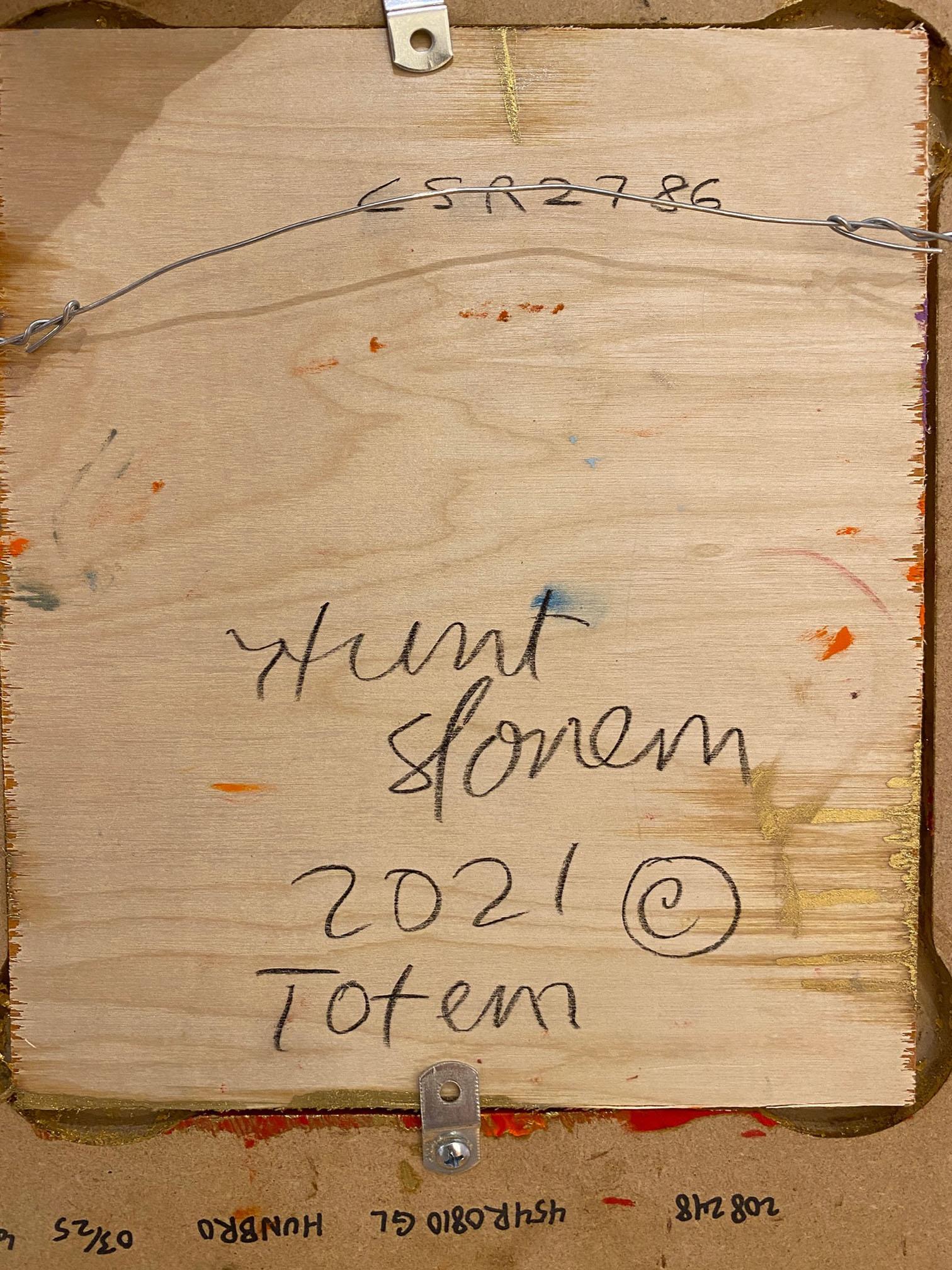 Artist:  Slonem, Hunt
Title:  Totem
Series:  Butterflies
Date:  2021
Medium:  Oil on panel
Unframed Dimensions:  10