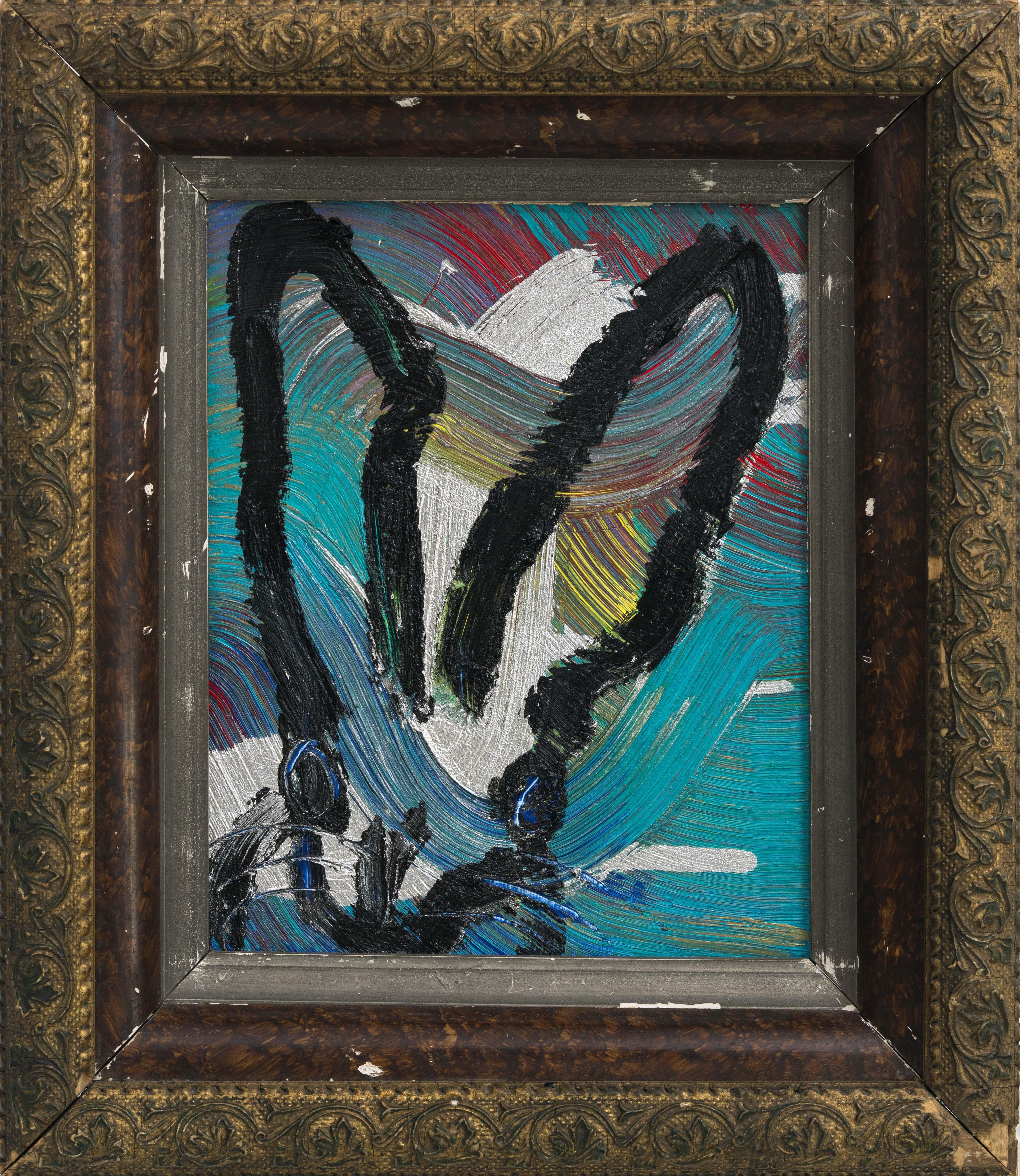 Hunt Slonem Figurative Painting – Totem