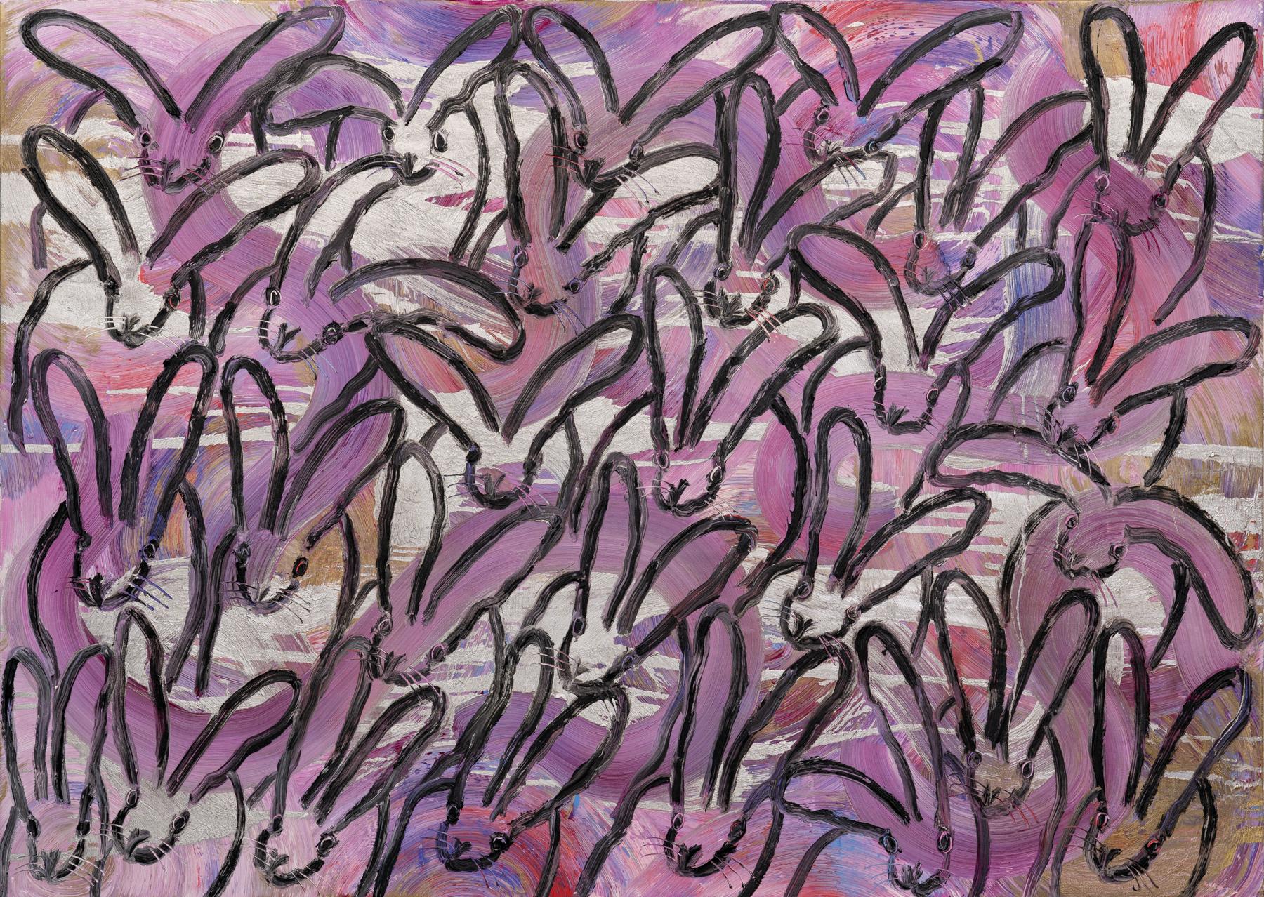 Artist:  Slonem, Hunt
Title:  Totem Hutch Holiday
Date:  2023
Medium:  Oil on canvas
Unframed Dimensions:  50" x 70"
Framed Dimensions:  
Signature:  Signed by Artist on Verso
Edition:  Unique

Hunt Slonem is a veteran to one-man shows in global hot