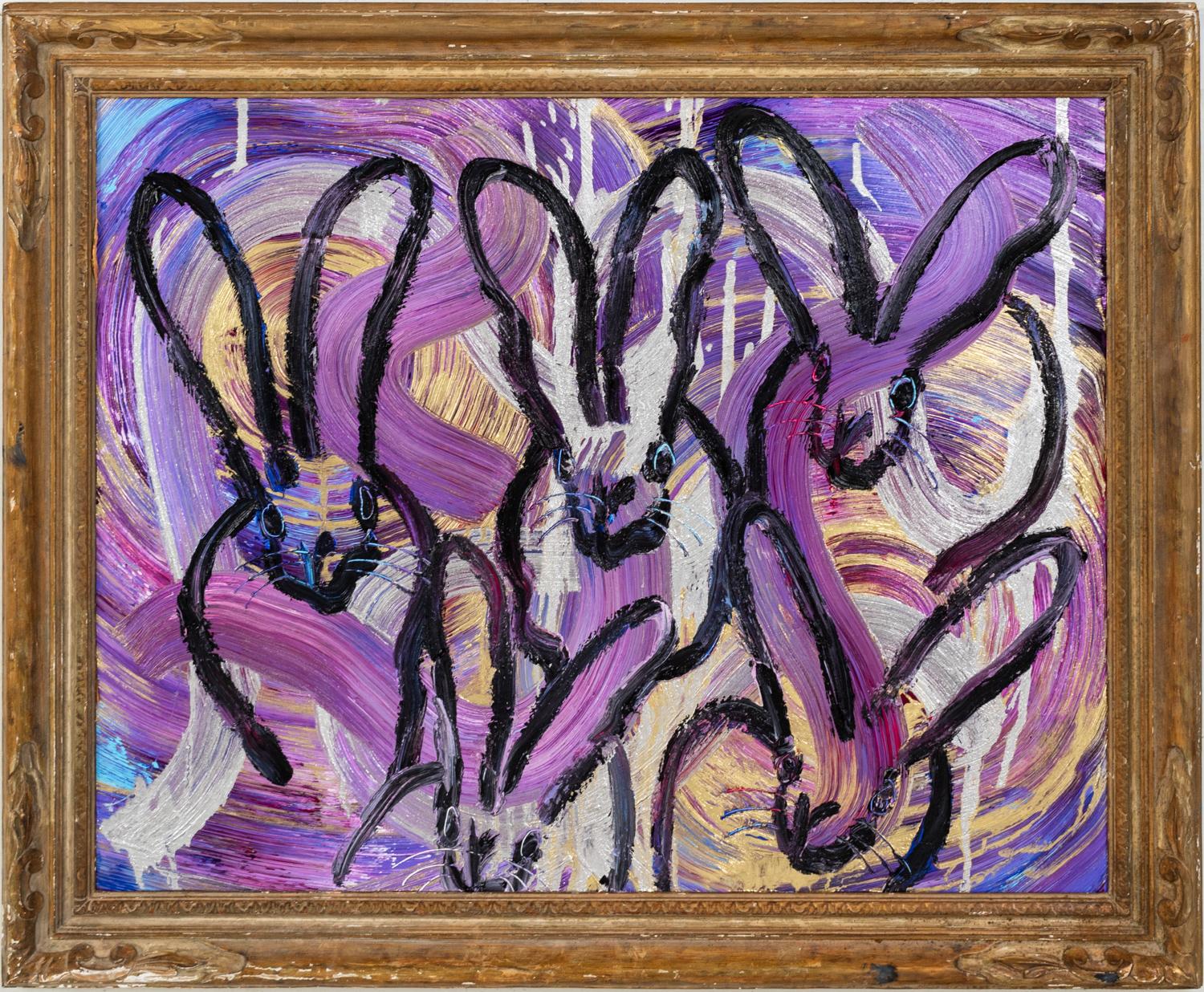 Hunt Slonem Animal Painting - Totem Swoon 6