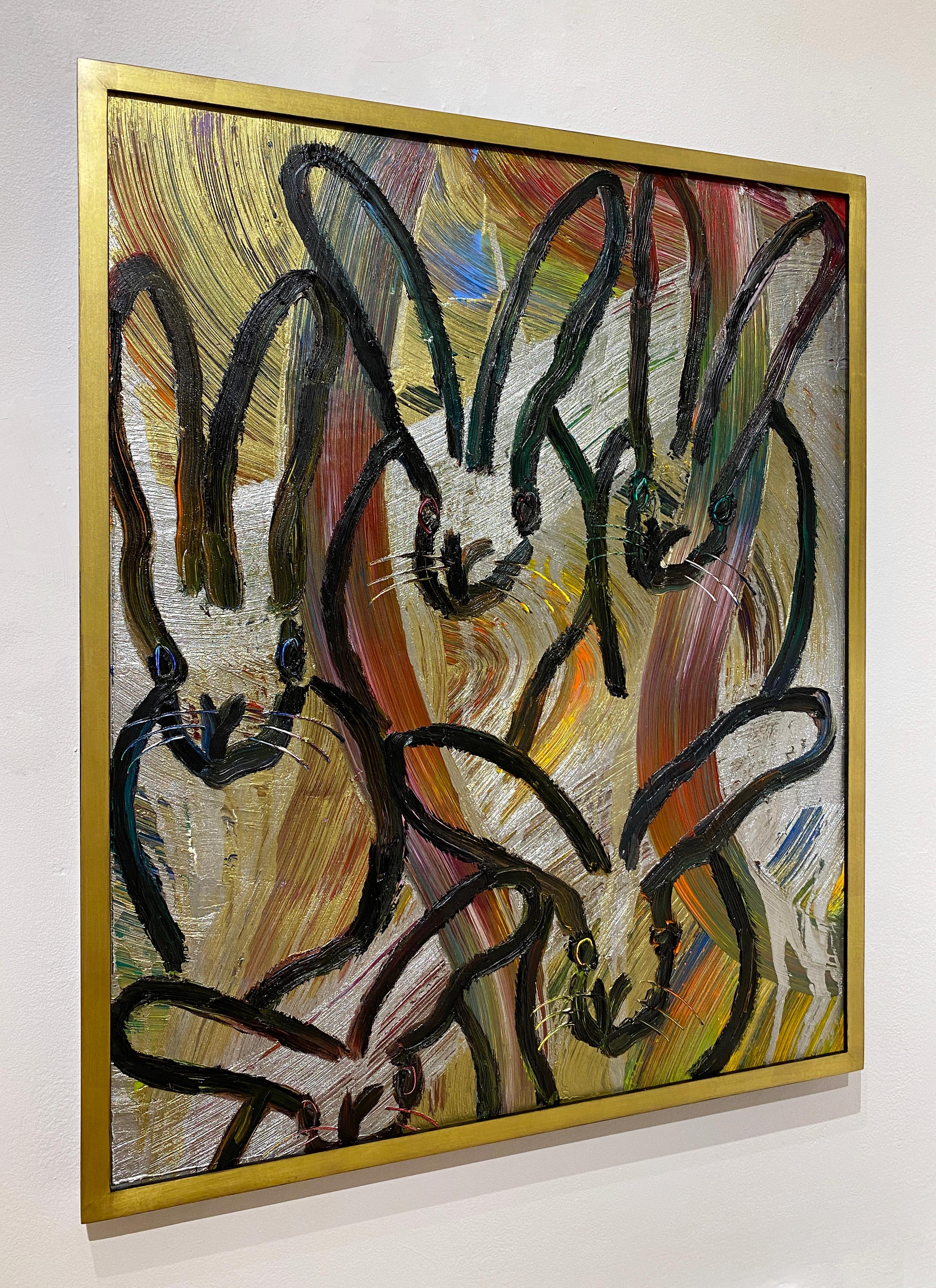 Artist:  Slonem, Hunt
Title:  Totem Tribute 2
Series:  Bunnies
Date:  2020
Medium:  Oil on panel
Unframed Dimensions:  30.5