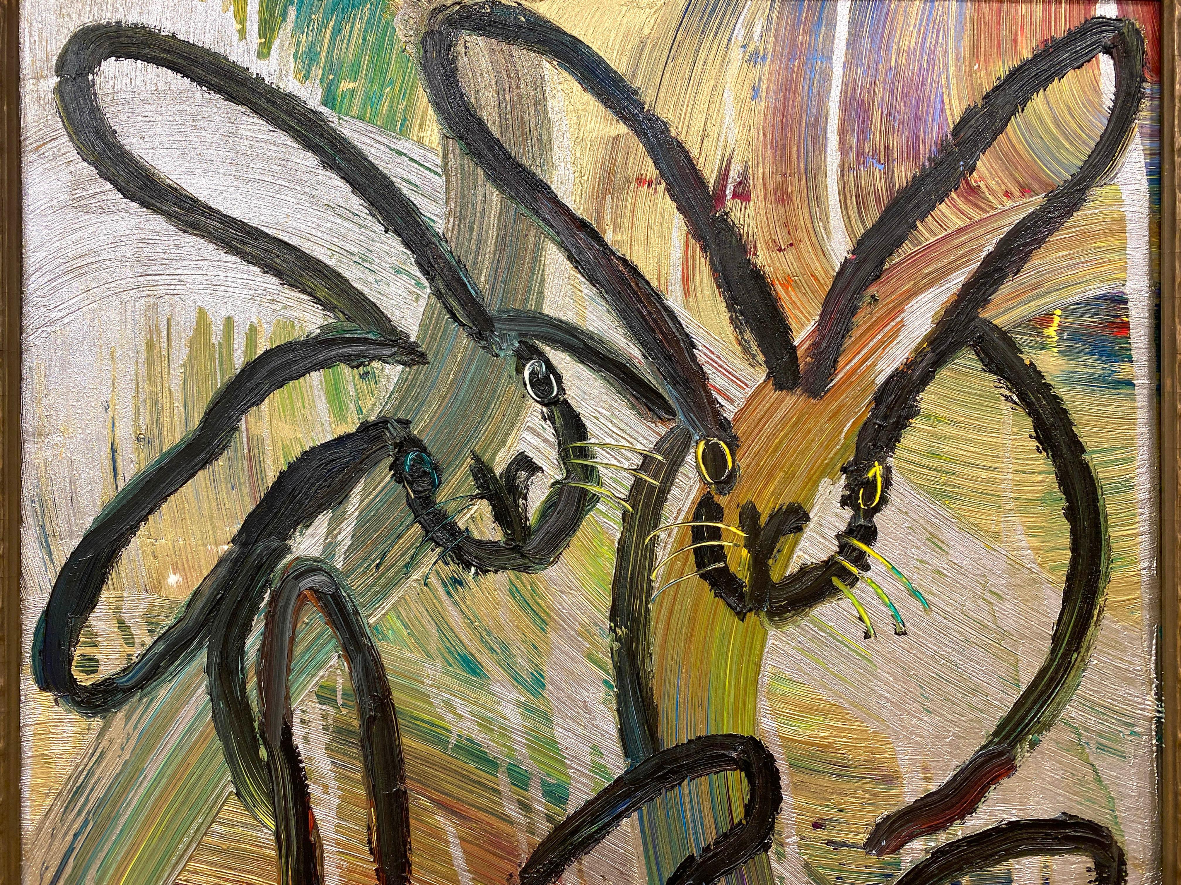 Artist:  Slonem, Hunt
Title:  Totem Tribute
Series:  Bunnies
Date:  2020
Medium:  Oil on panel
Unframed Dimensions:  30