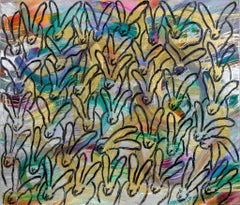 Totem Tuesday, peinture colorée de lapins