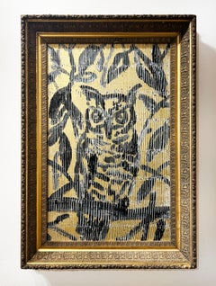 Hunt Slonem "Trail Mix" Owl
