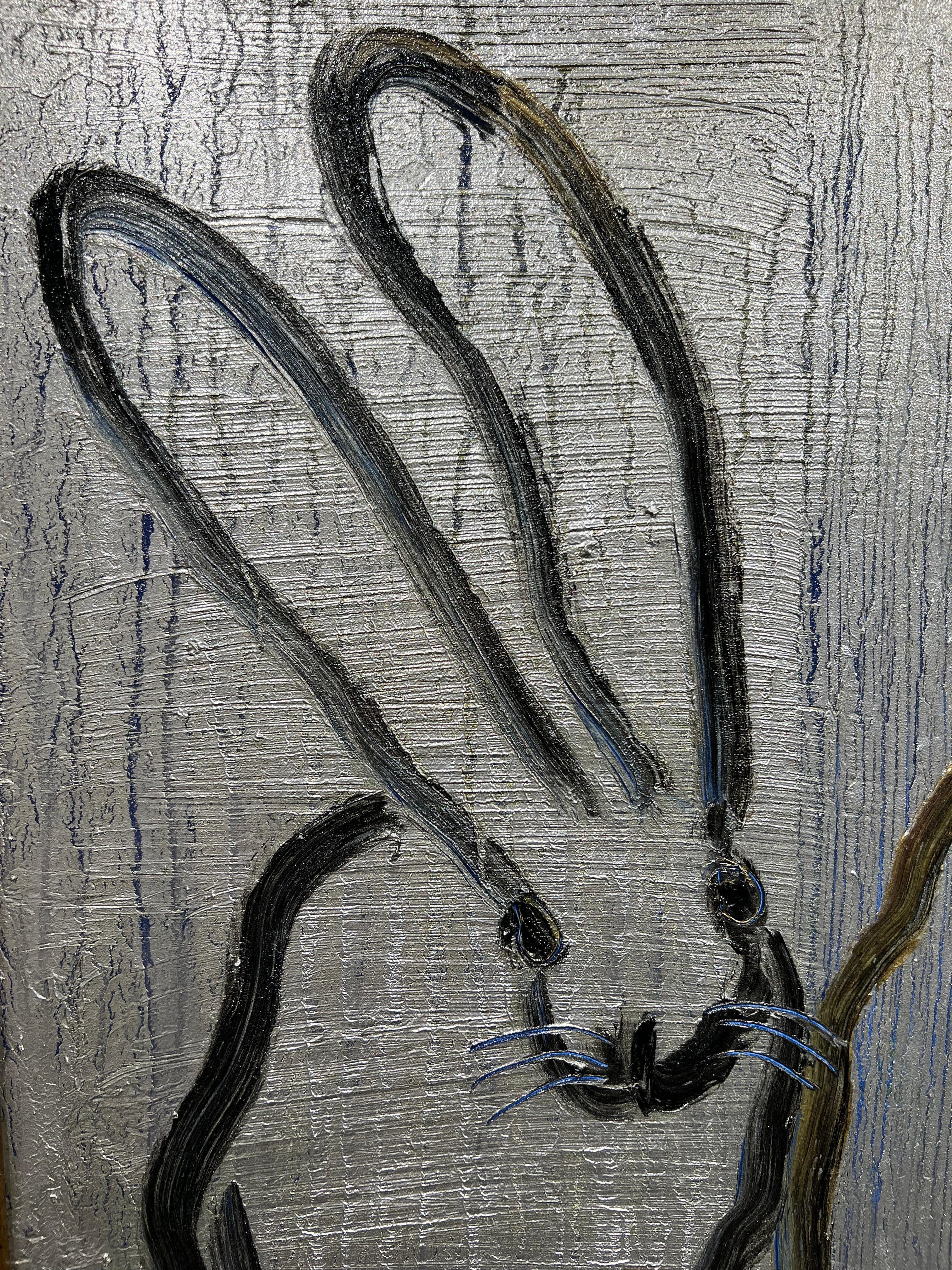 Treasure - Marron Animal Painting par Hunt Slonem