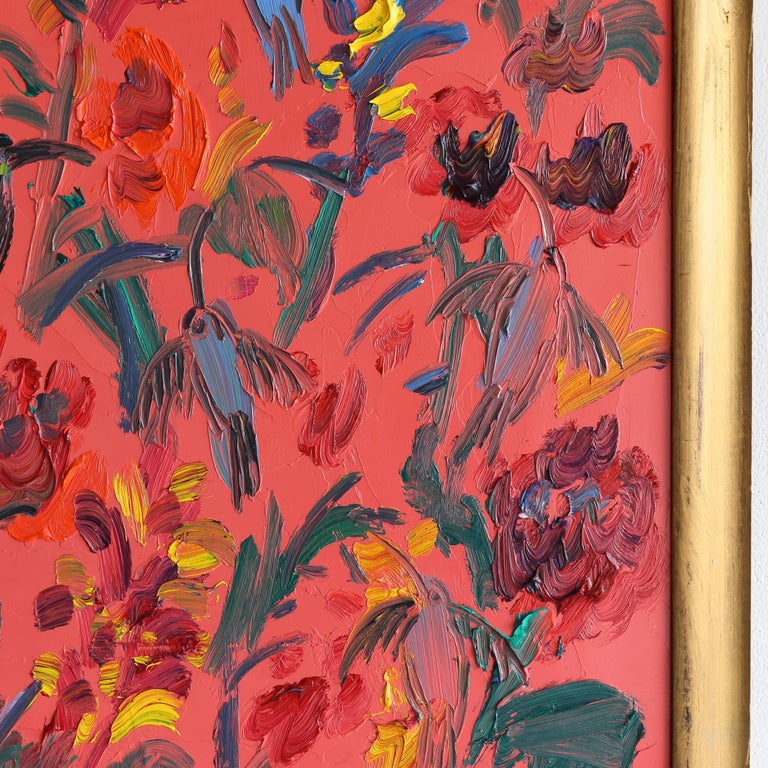 Hunt Slonem Trumpet Blue For Sale at 1stDibs