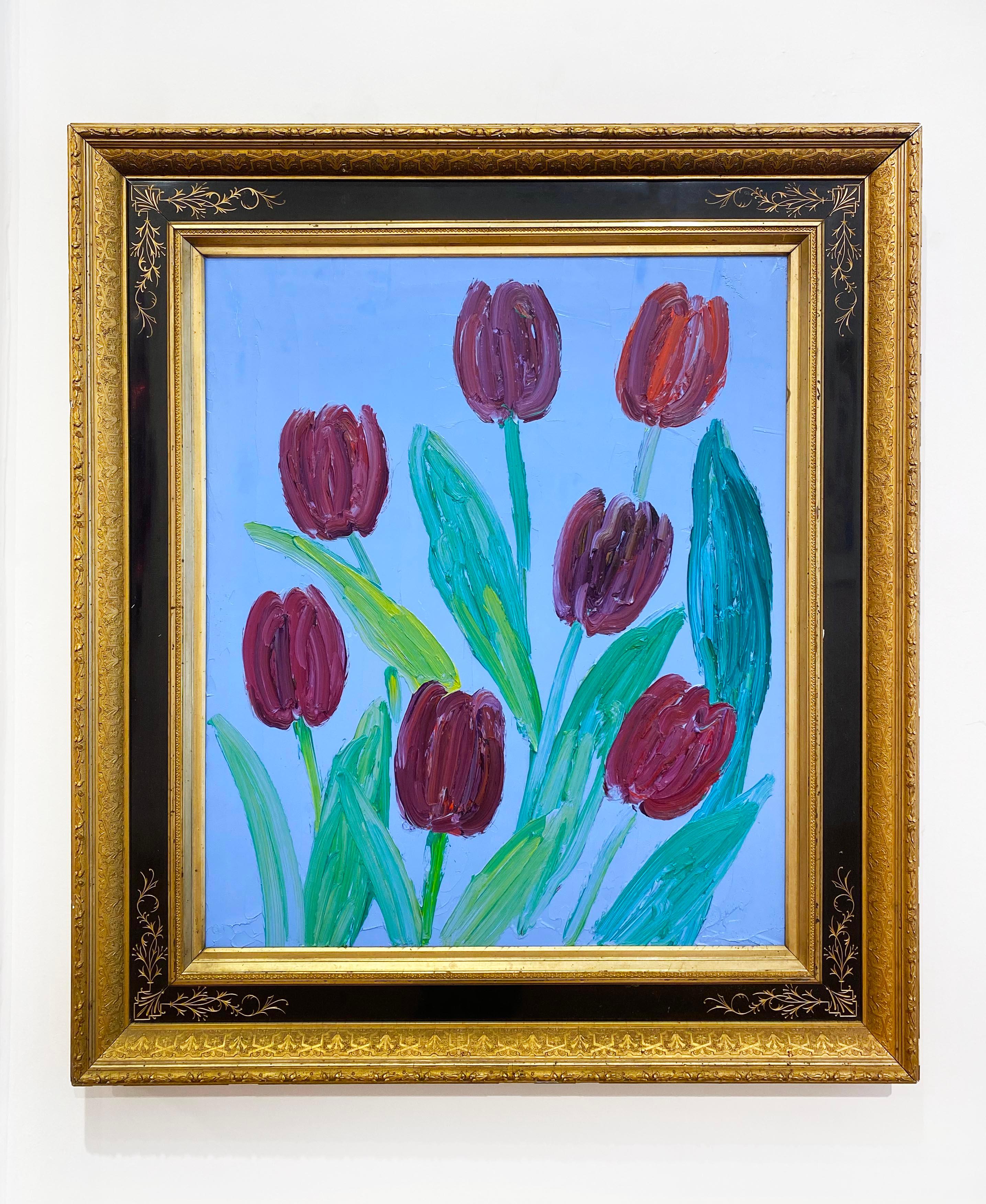 Tulip Field - Painting by Hunt Slonem