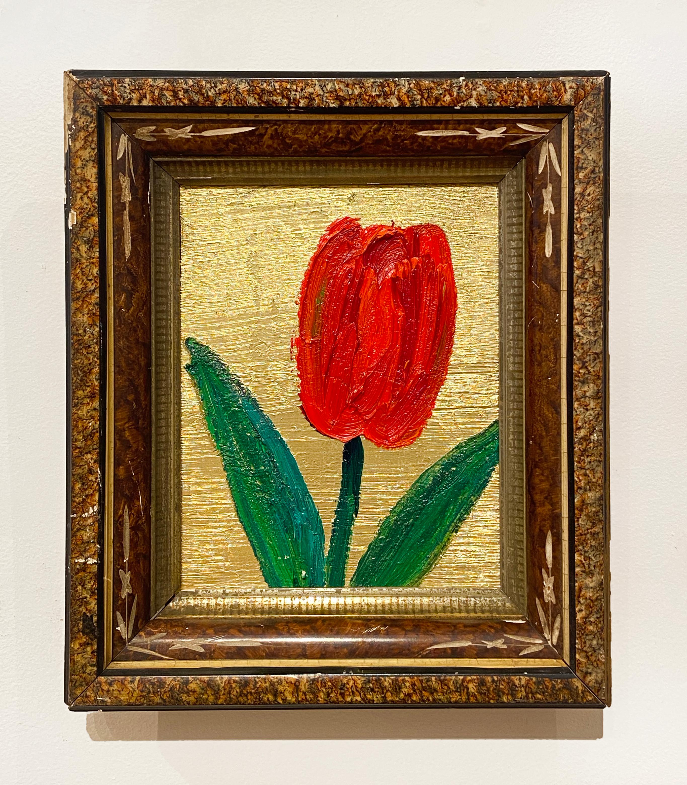 Tulip - Contemporary Painting by Hunt Slonem