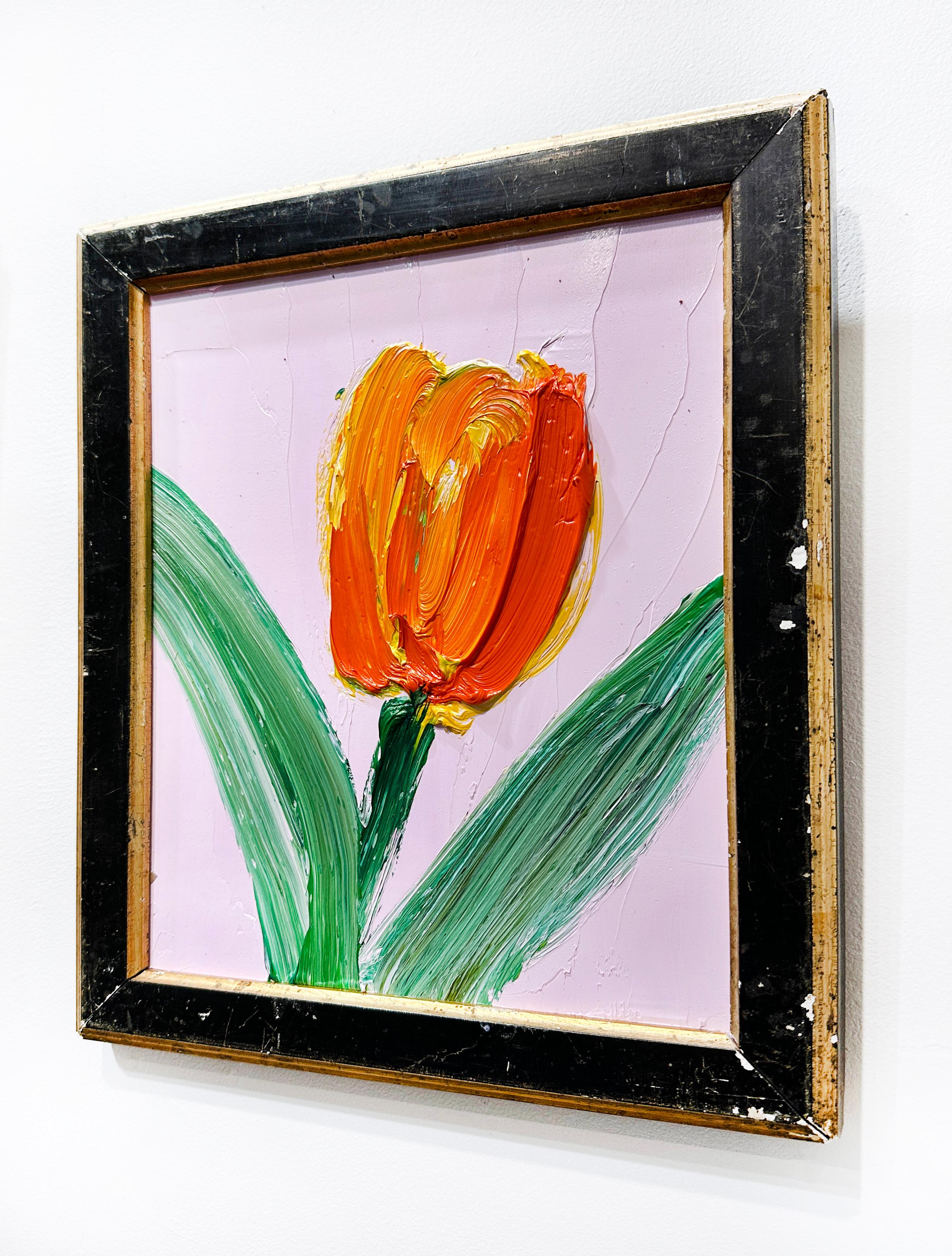Tulip - Contemporary Painting by Hunt Slonem