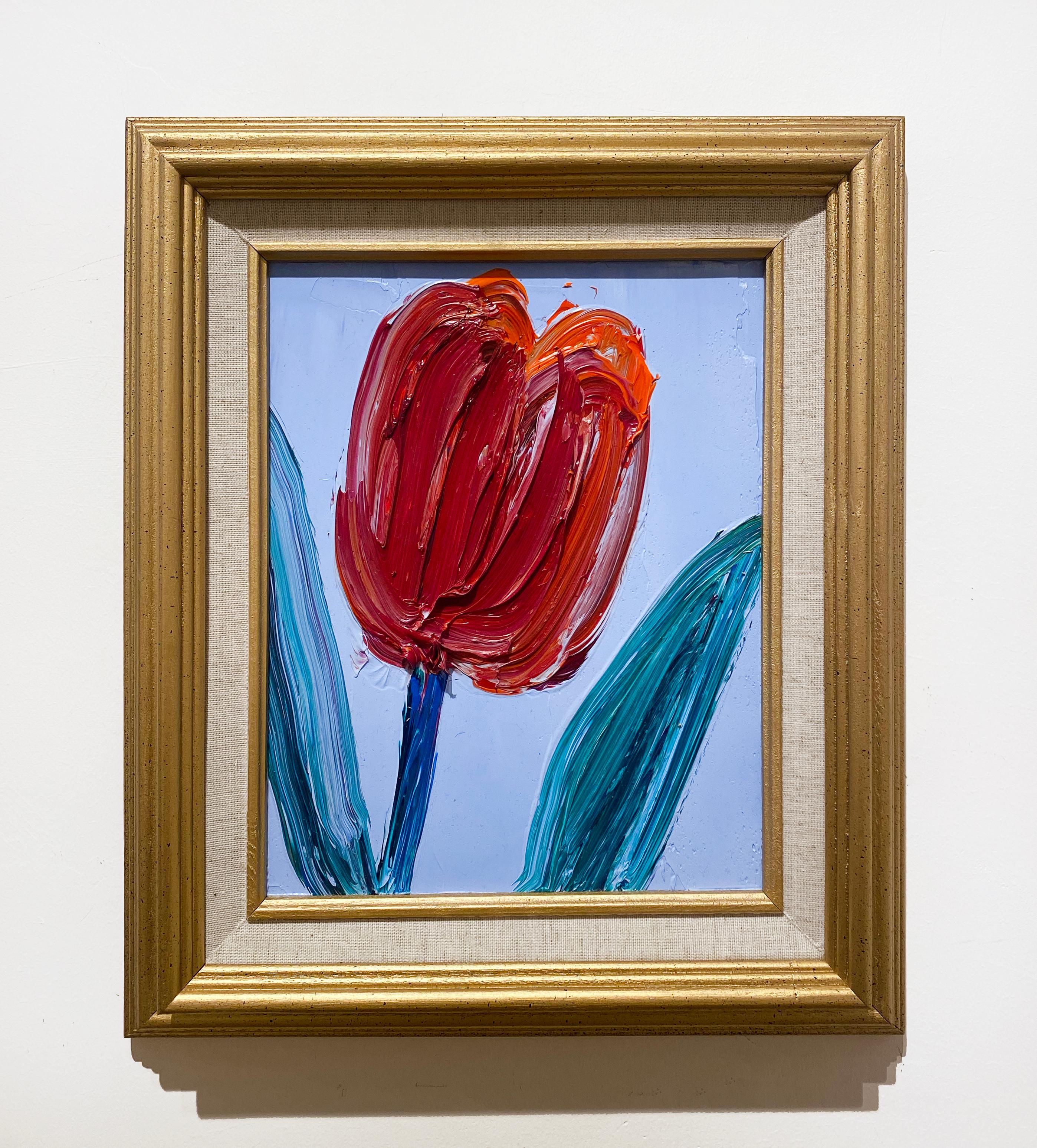 Tulip Perk - Contemporary Painting by Hunt Slonem