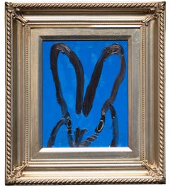 Pittura ad olio gestuale 'Ultra Blue', 2022