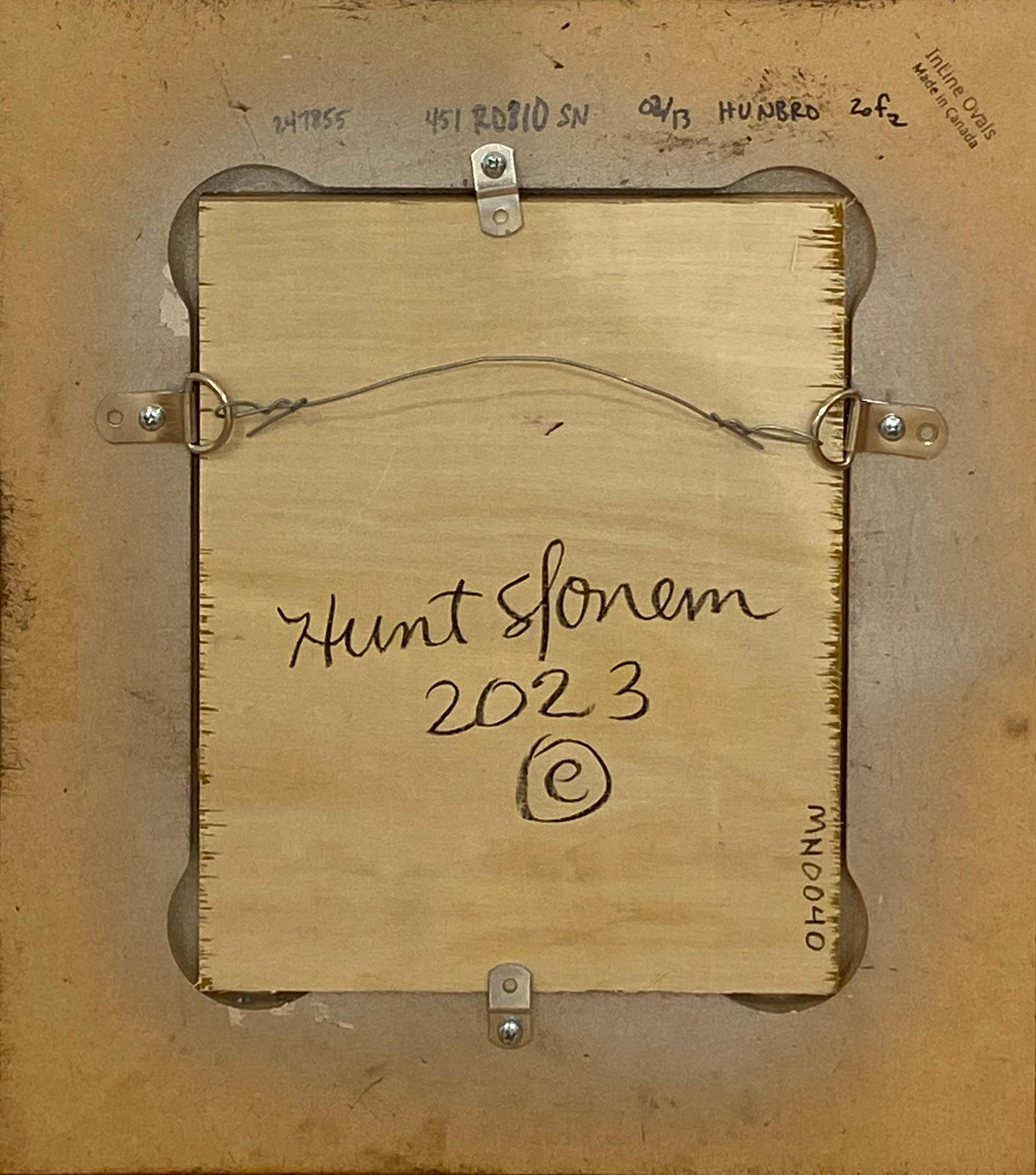 Artist:  Slonem, Hunt
Title:  Untitled (Blue Diamond)
Series:  Bunnies
Date:  2023
Medium:  Oil, Diamond Dust and Acrylic on wood
Unframed Dimensions:  10