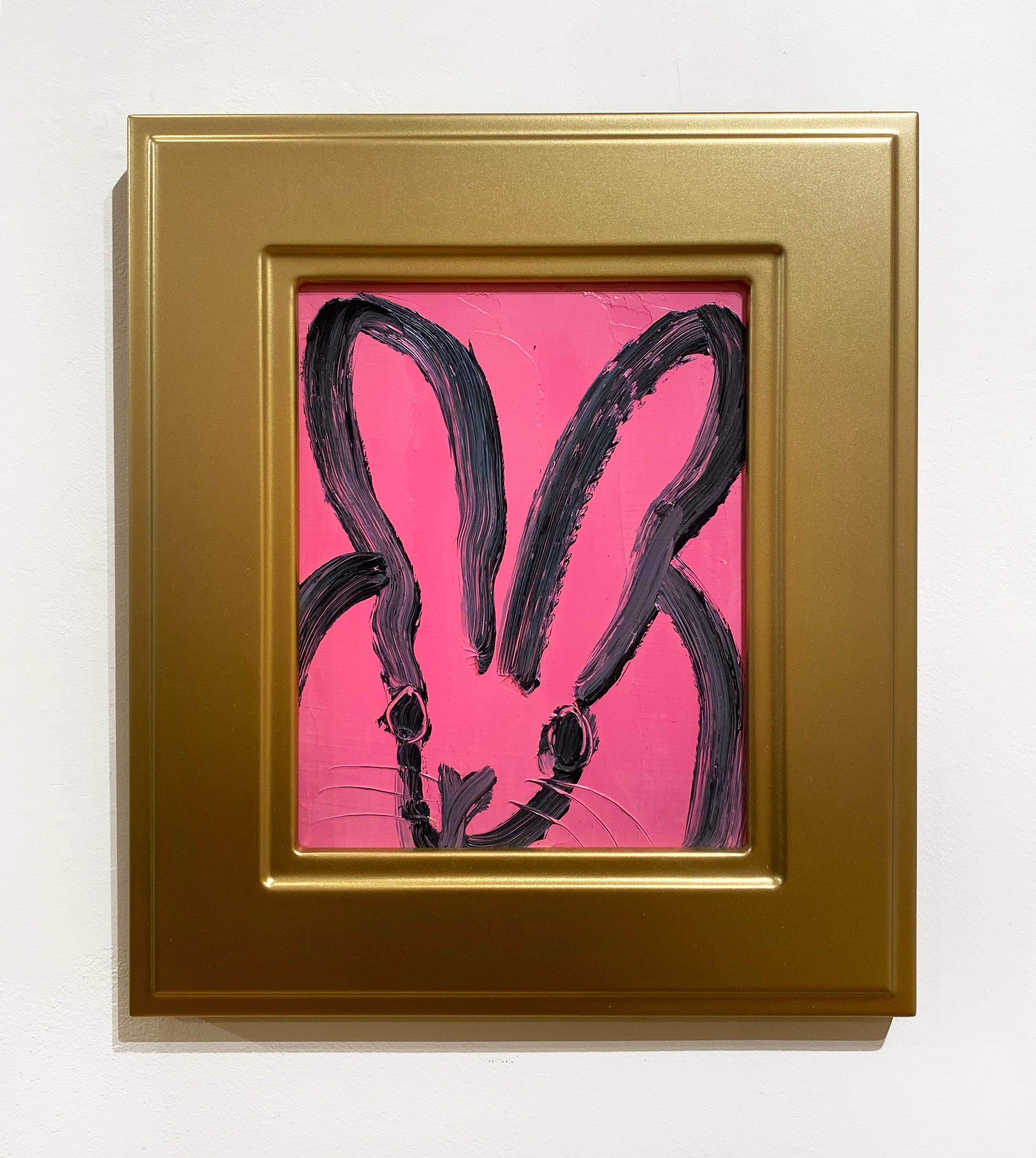 Untitled (bunny) - Painting by Hunt Slonem