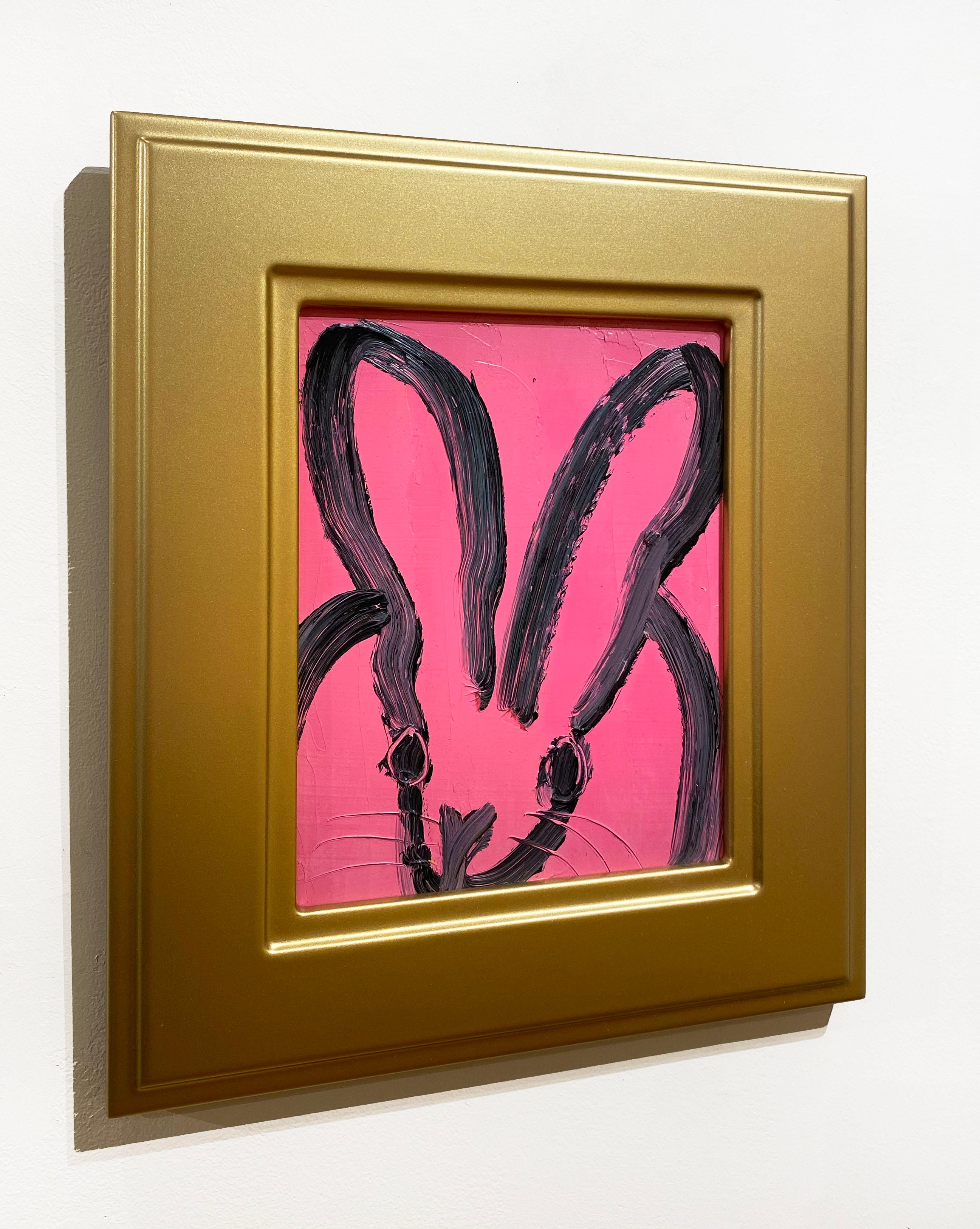 Untitled (bunny) - Contemporary Painting by Hunt Slonem