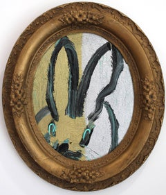 Untitled (Bunny on Gold and Silver)