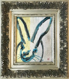 Untitled (Bunny on Gold and Silver)