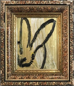 Untitled (Bunny on Gold Silver)