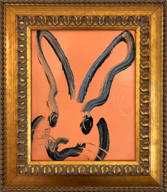 Untitled (Bunny on Hot Orange)
