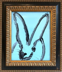 Untitled (Bunny on Periwinkle Blue)
