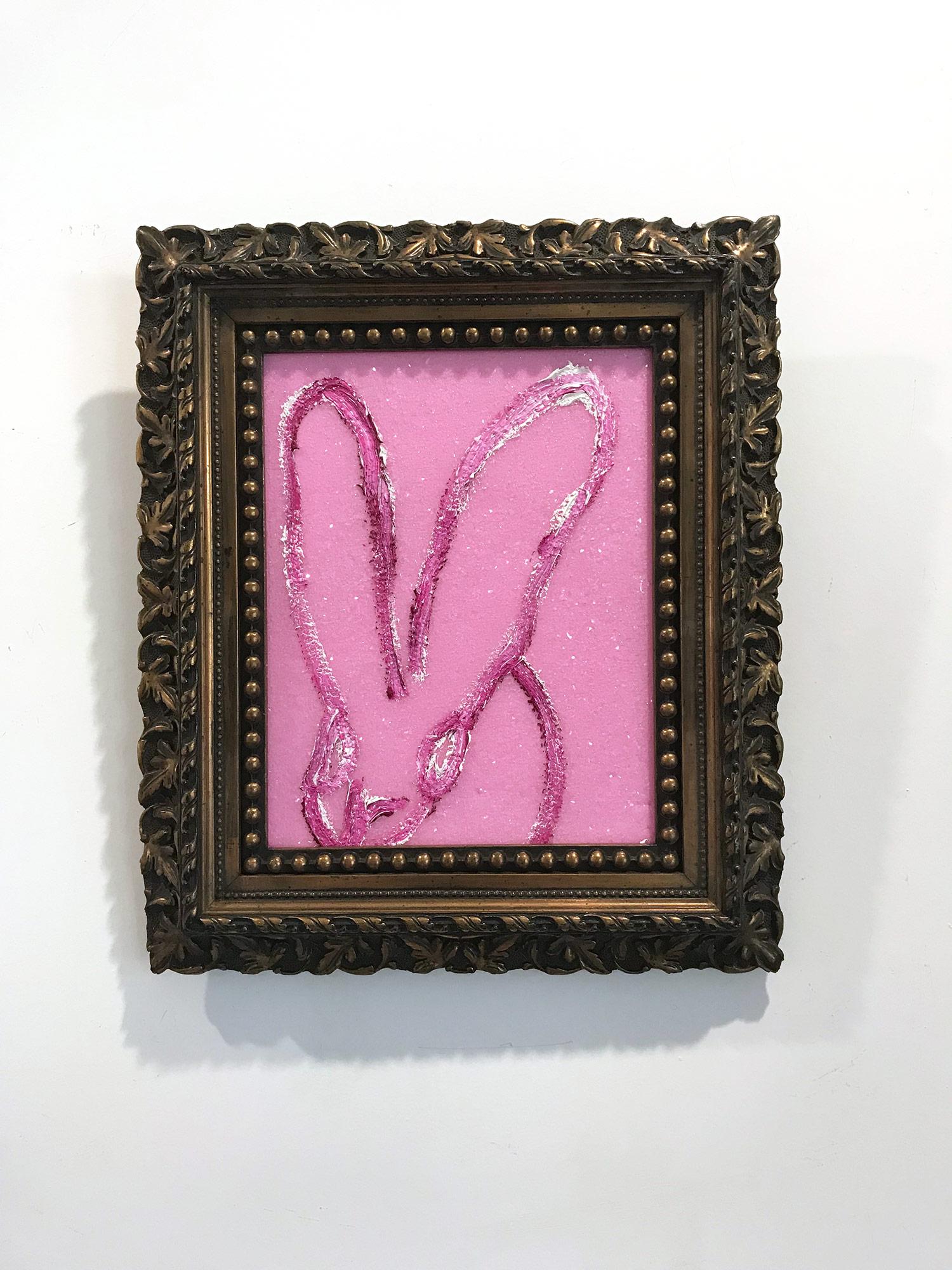 Untitled (Bunny on Pink Diamond Dust) 1