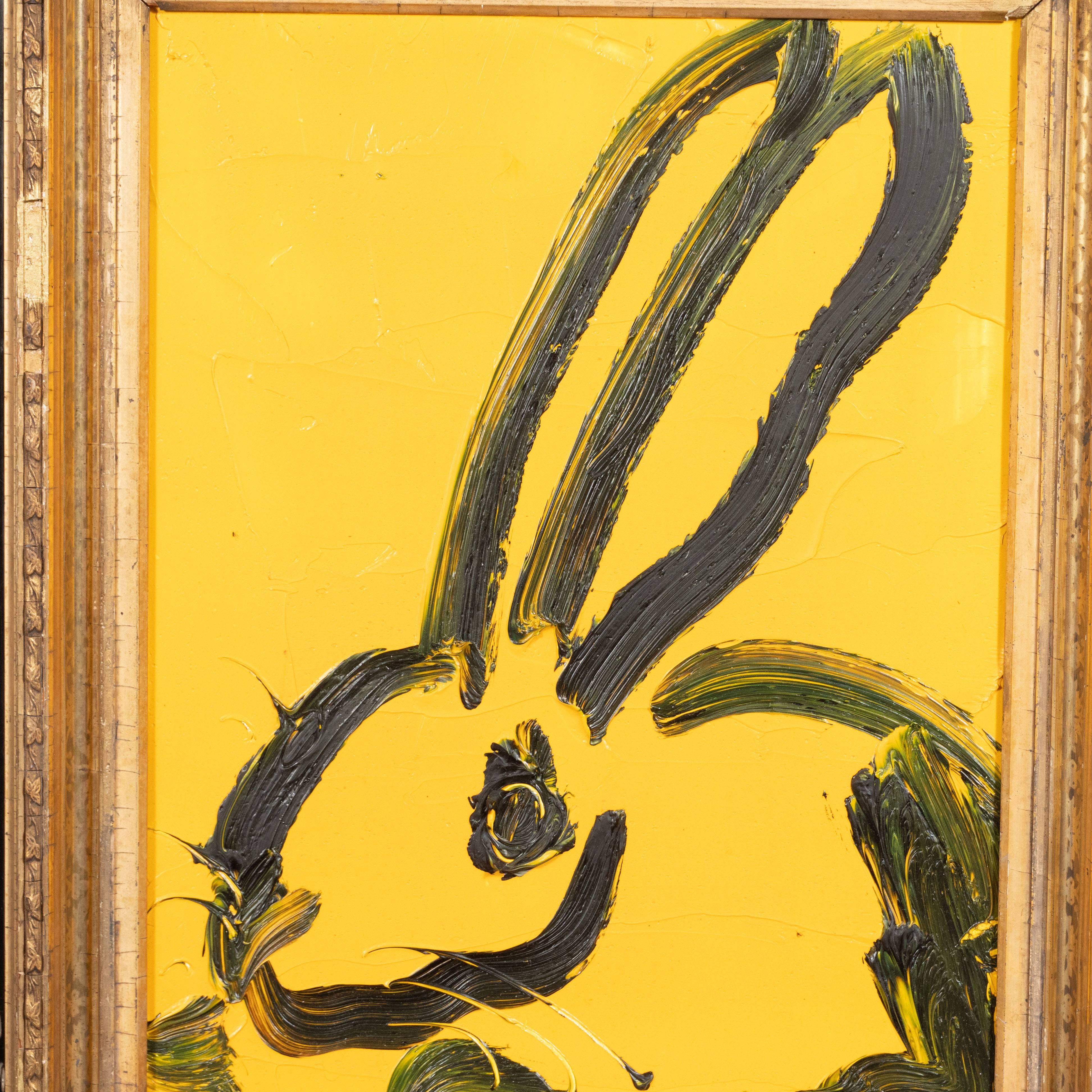 abstract bunny painting