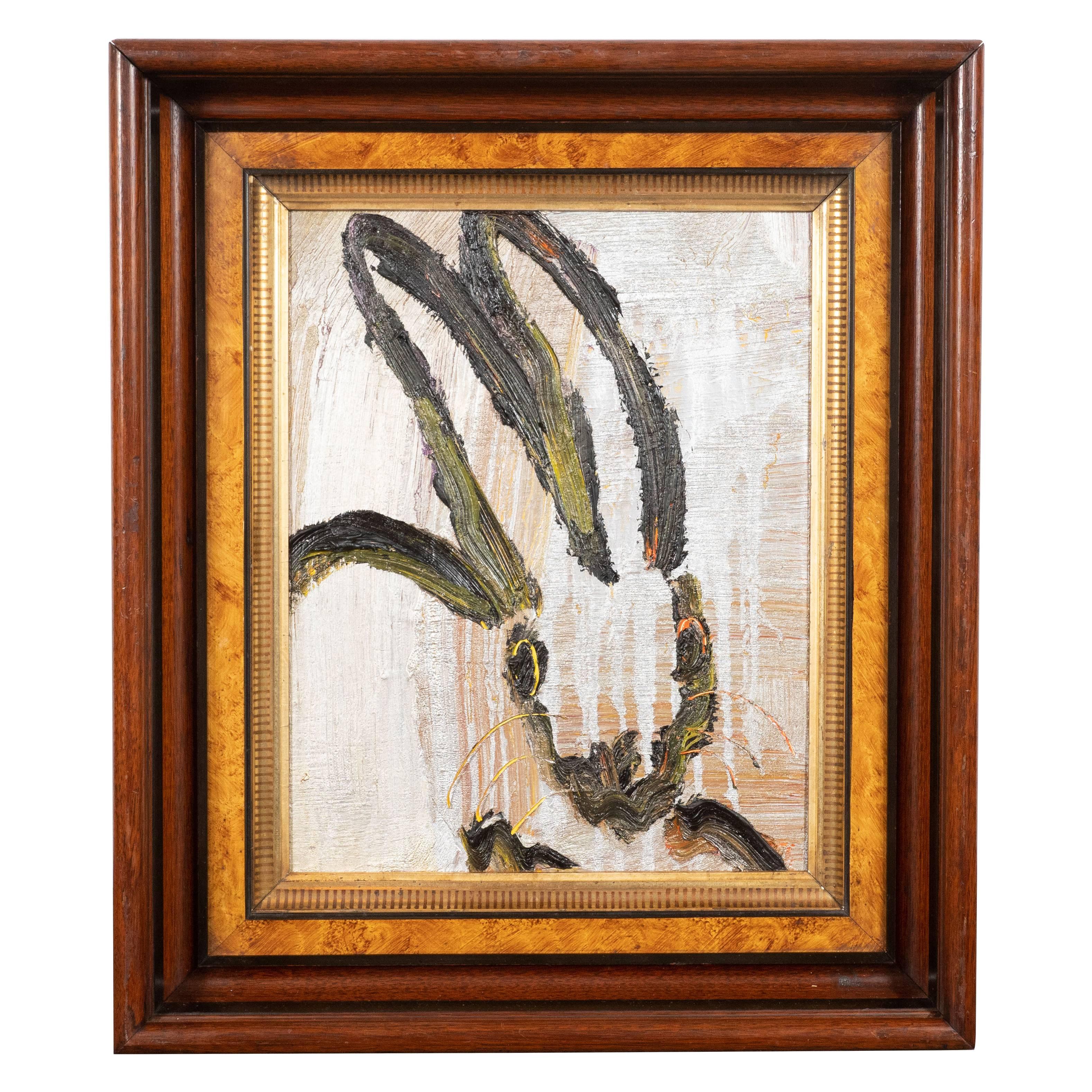 Hunt Slonem Abstract Painting - Untitled - Bunny Painting (3107)