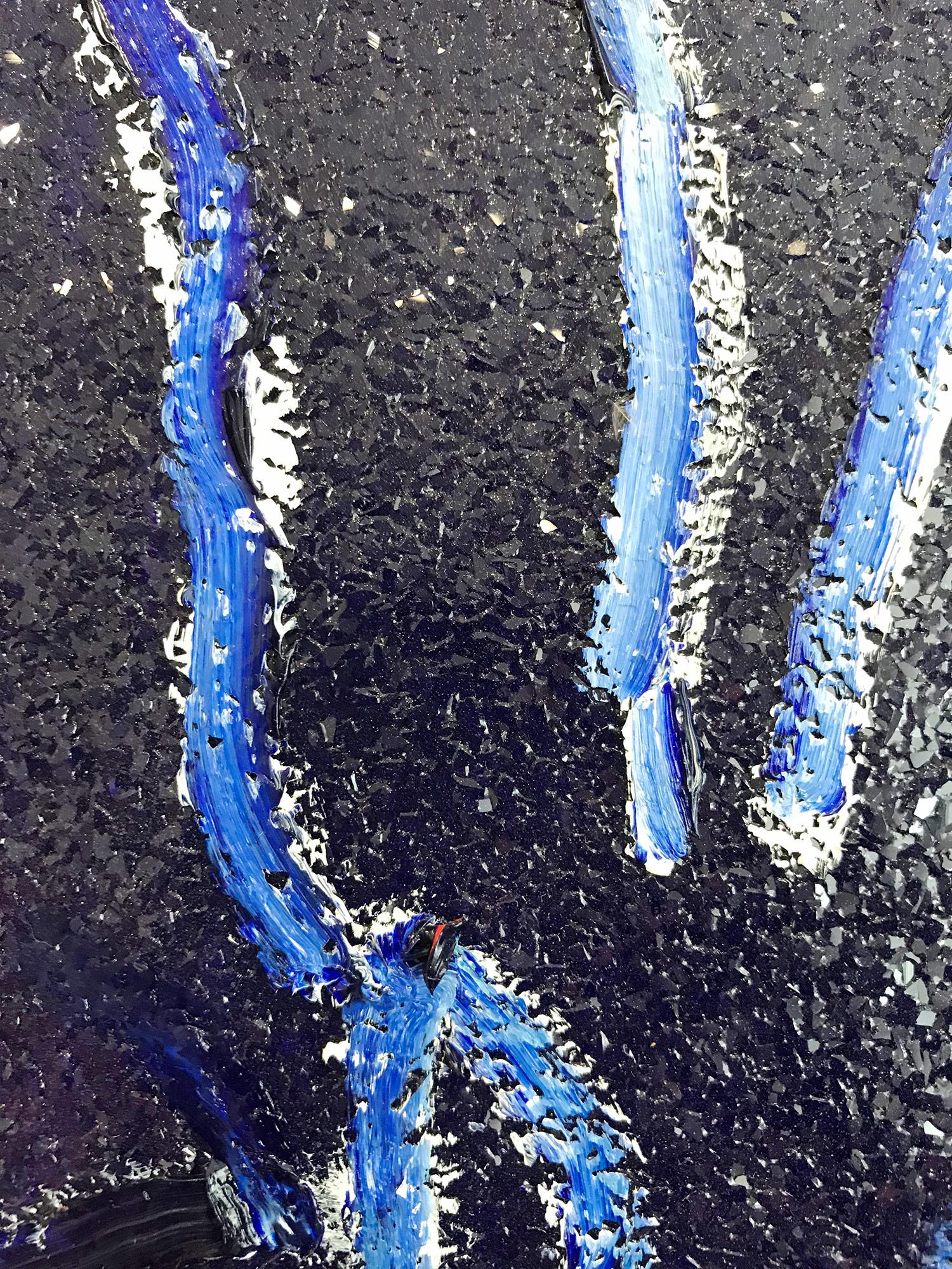 Untitled (Diamond Dust Bunny on Ultramarine Blue) 4