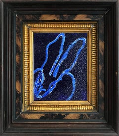 Untitled (Diamond Dust Bunny on Ultramarine Blue)