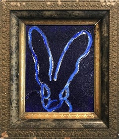 Untitled (Diamond Dust Bunny on Ultramarine Blue)