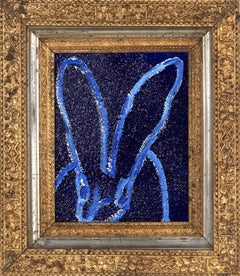 Untitled (Diamond Dust Bunny on Ultramarine Blue)