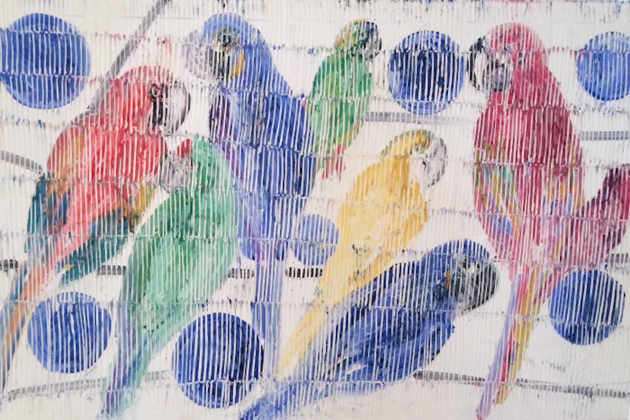 Animal Painting di Hunt Slonem - Senza titolo